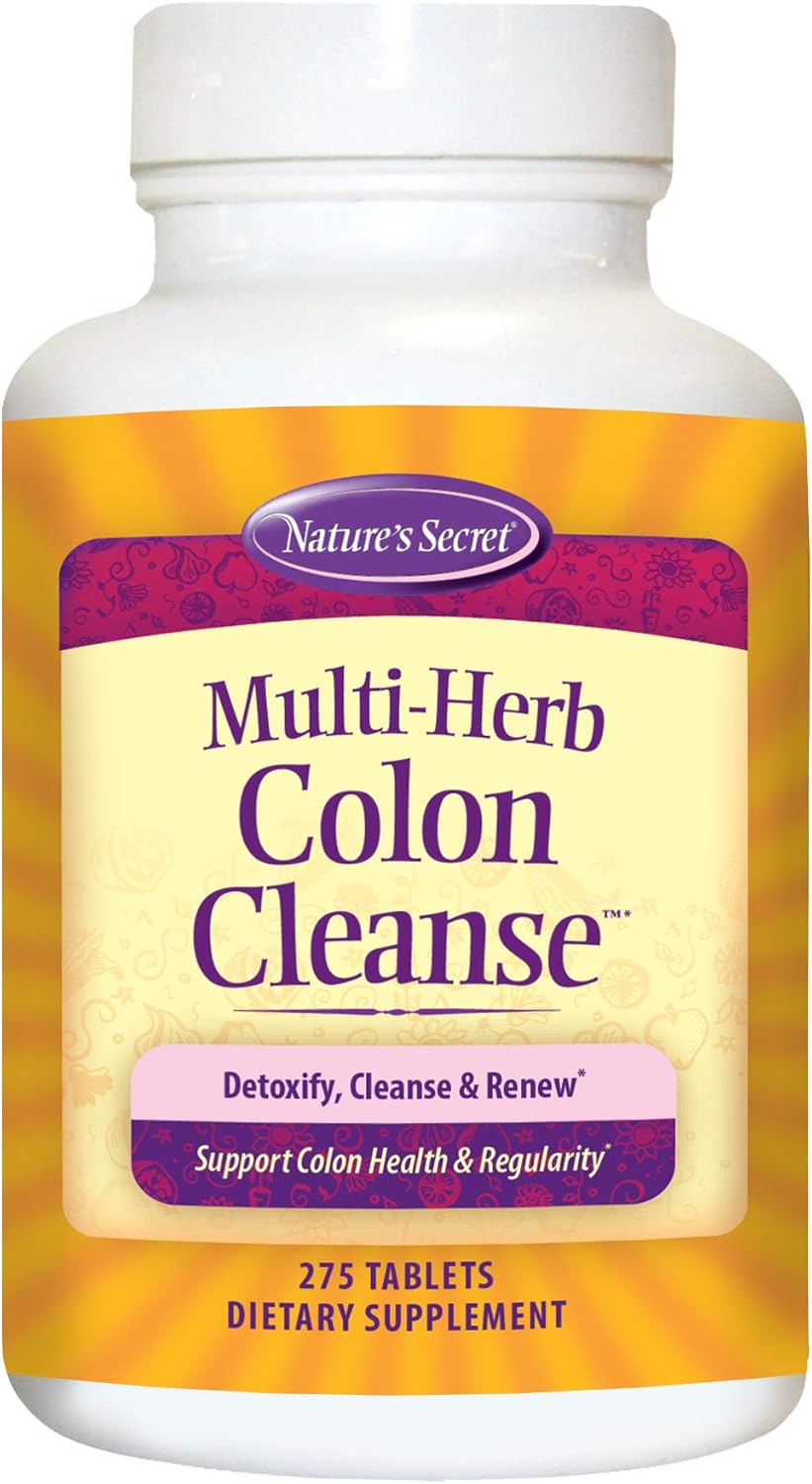 Natural Colon Cleanse with Multiple Herbs, 275 Tablets