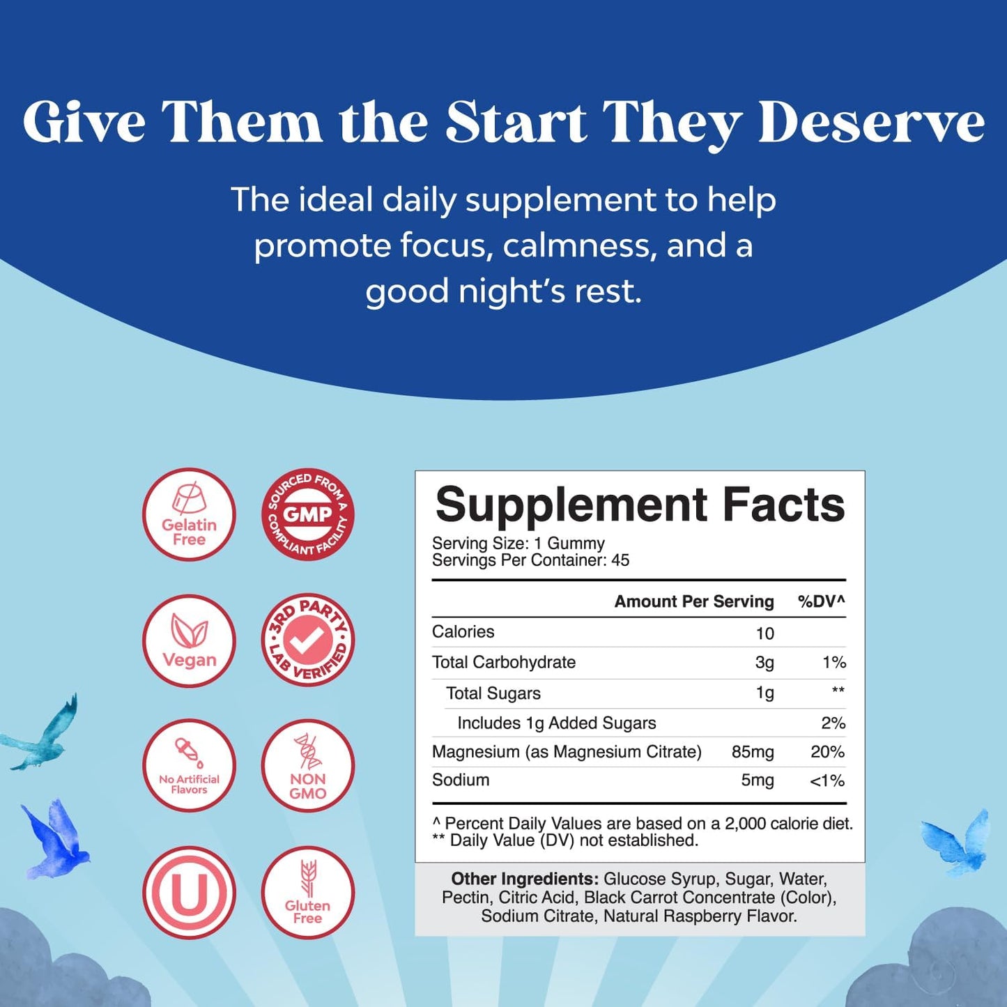 Natural Craft Kids Magnesium Gummies - Tasty Nerve, Bone, and Muscle Health Support - 85mg Elemental Magnesium - Daily Wellness Formula - BoostGo Australia