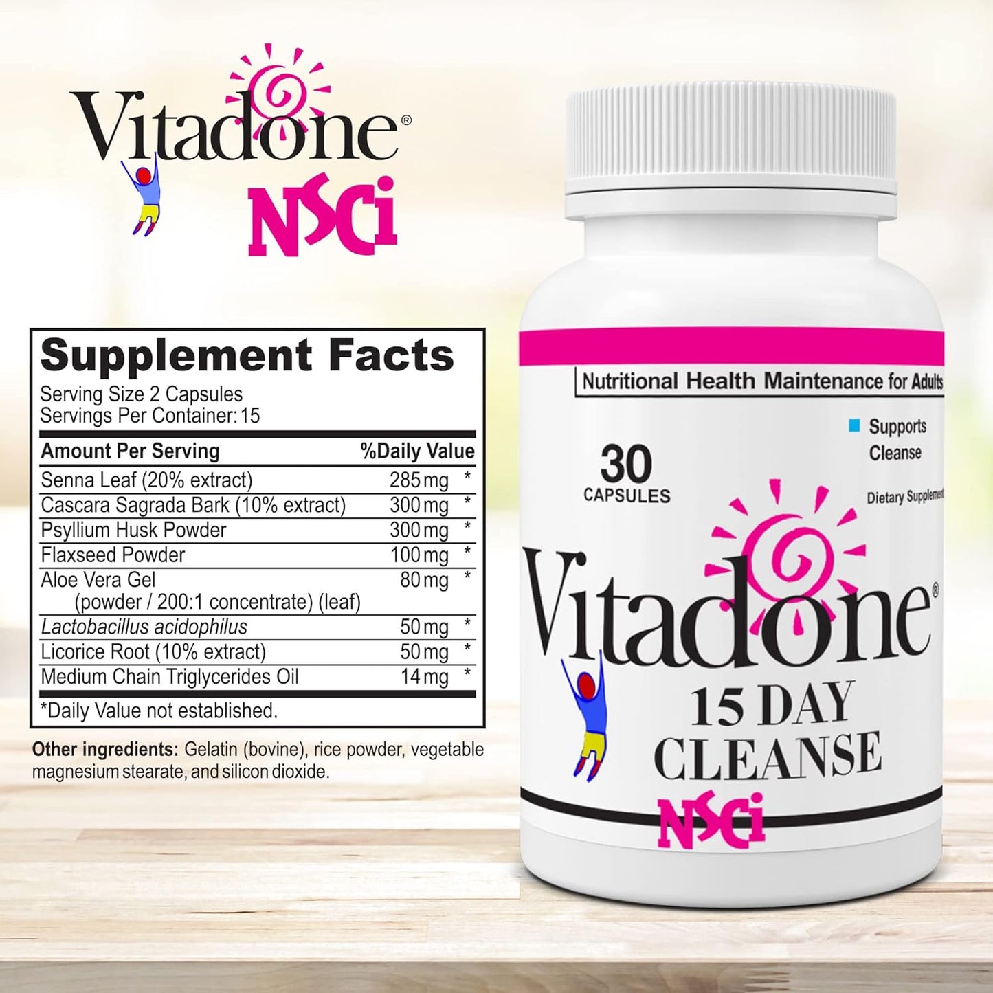 Natural Digestive Cleanse Supplement for Balance & Regularity - Flaxseed, Psyllium, Aloe Vera - Gentle Laxative for Smooth Digestive Systems - 30 ct.