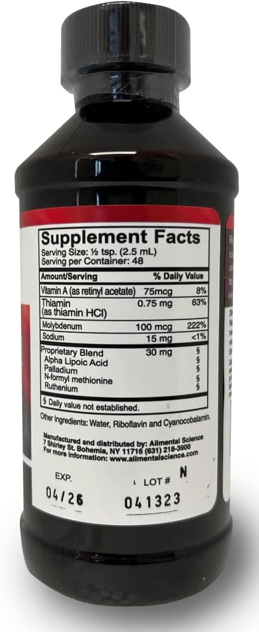 Natural Energy Boost Liquid Supplement with Alpha Lipoic Acid & Vitamins for Maximum Absorption - Rejeneril-A Blend (4 oz)