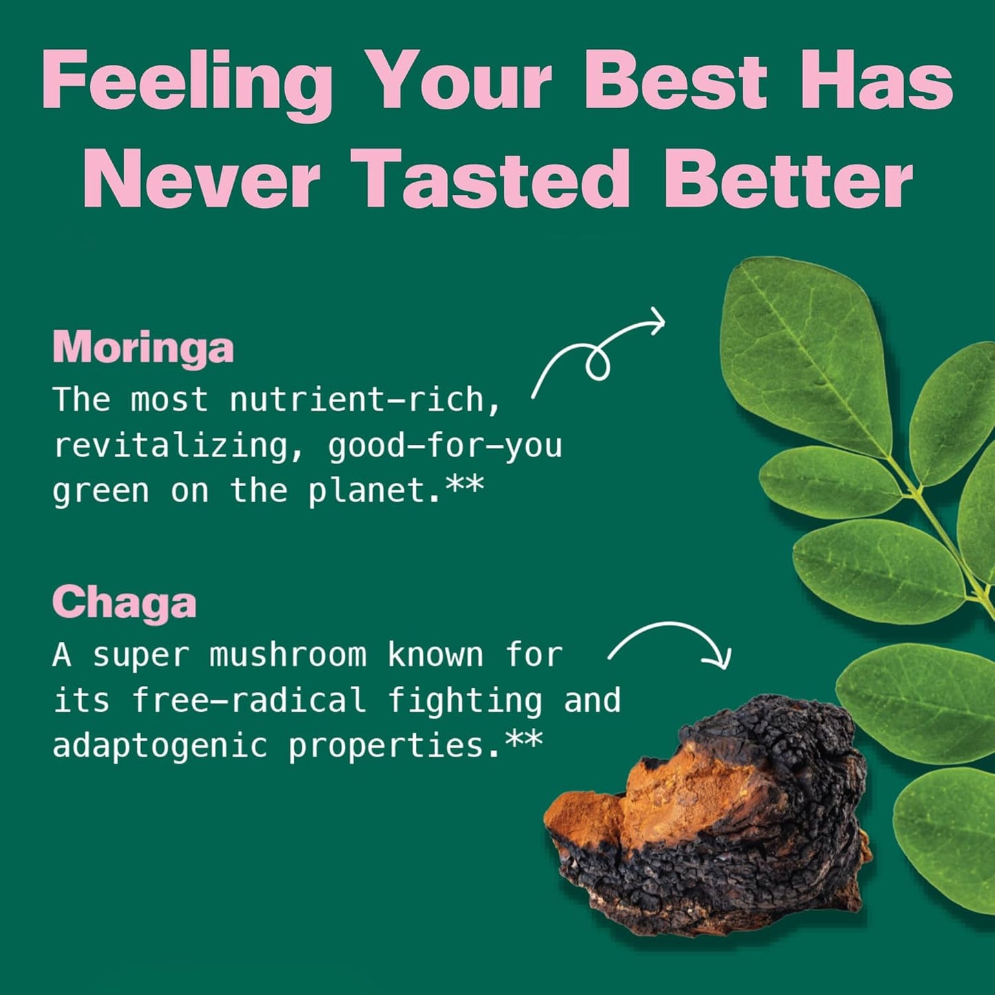 Natural Energy Boosting Moringa Gummies - Caffeine-Free Energy Supplements - 60 Non-GMO, Gluten-Free Gummies by Kuli Kuli