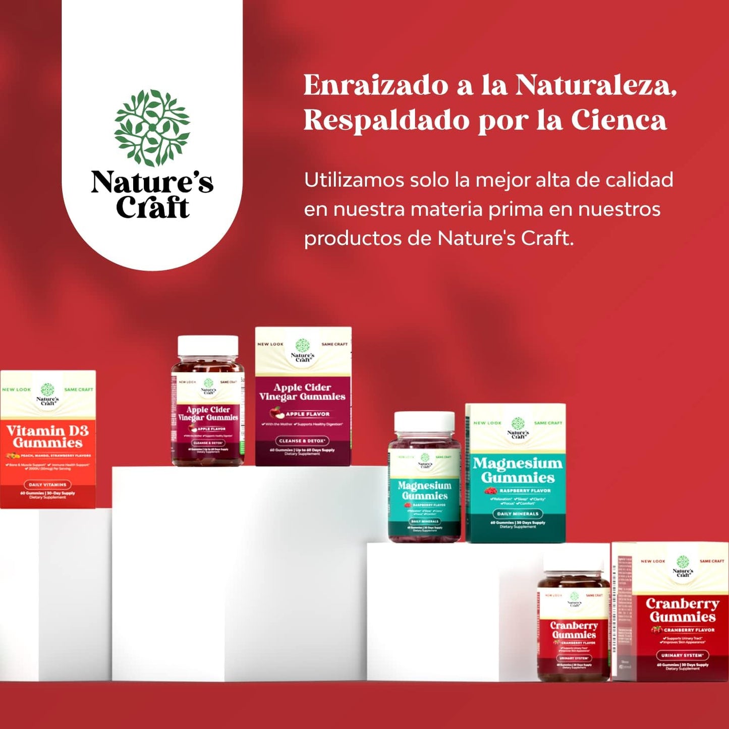 Natural Energy Supplement with Mother for Body Cleansing, Immune Support, and Gut Health - Apple Cider Vinegar Gummies with Vitamin B12 and Beetroot Root - Natures Craft