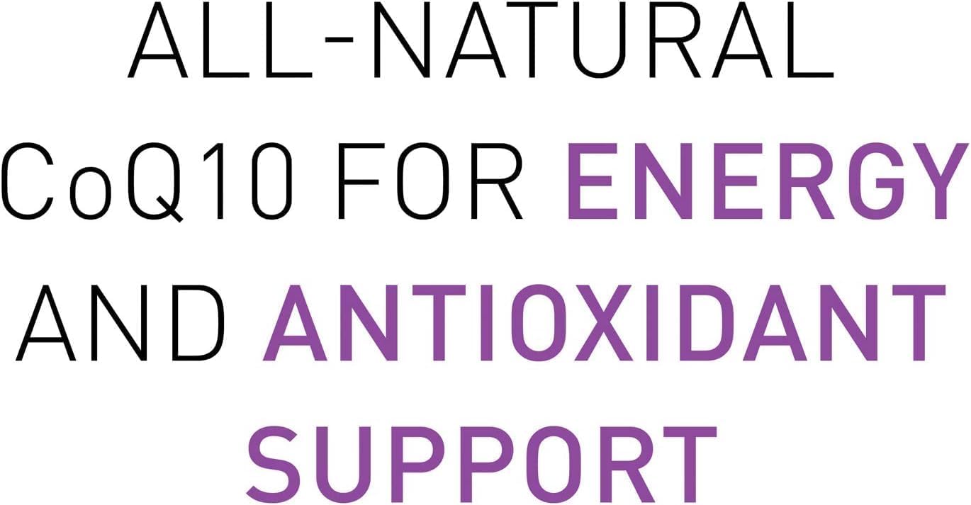 Natural Factors Coenzyme Q10 50mg Softgels - Energy, Heart, Antioxidant Support - Gluten Free - 120 Servings - BoostGo Australia