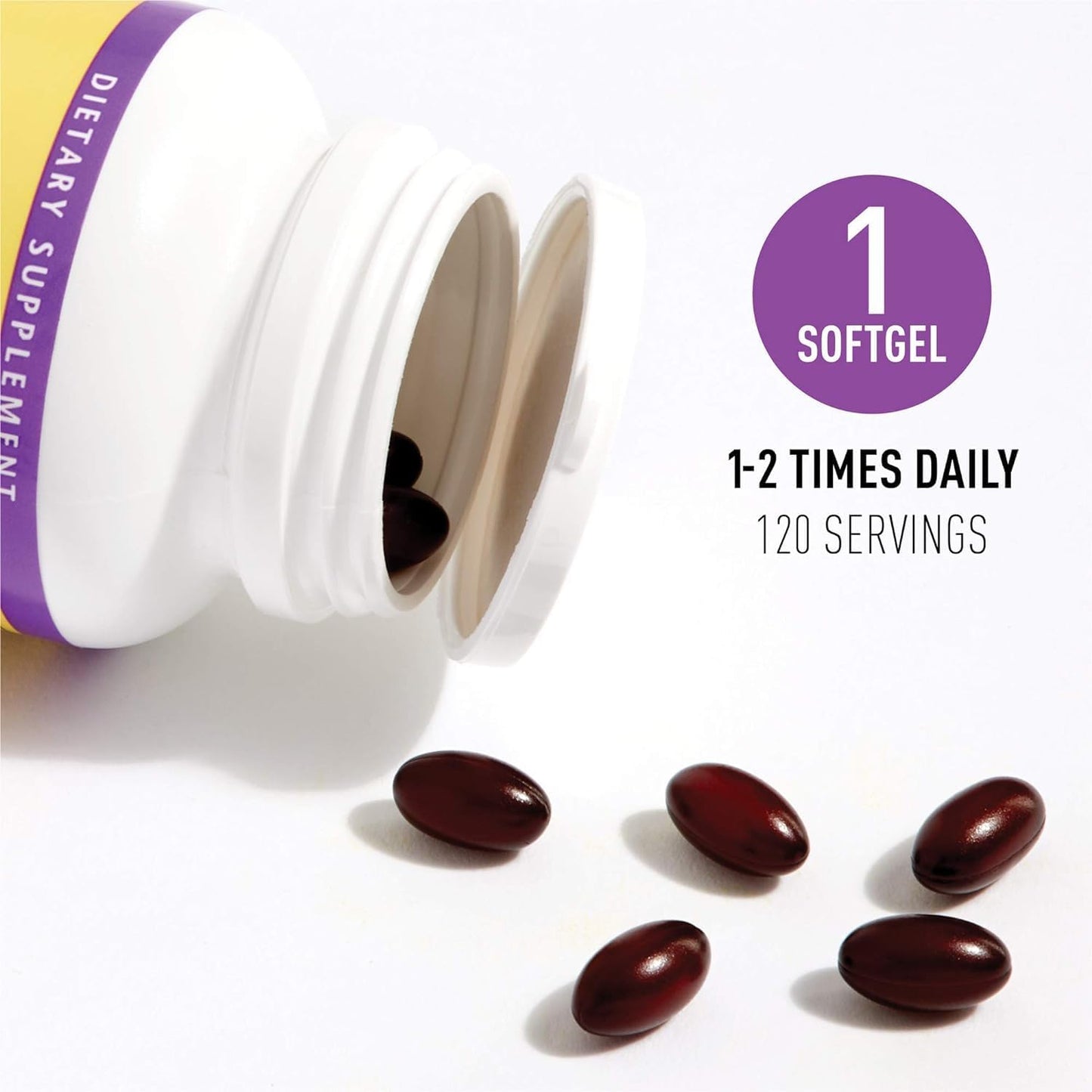 Natural Factors Coenzyme Q10 50mg Softgels - Energy, Heart, Antioxidant Support - Gluten Free - 120 Servings - BoostGo Australia