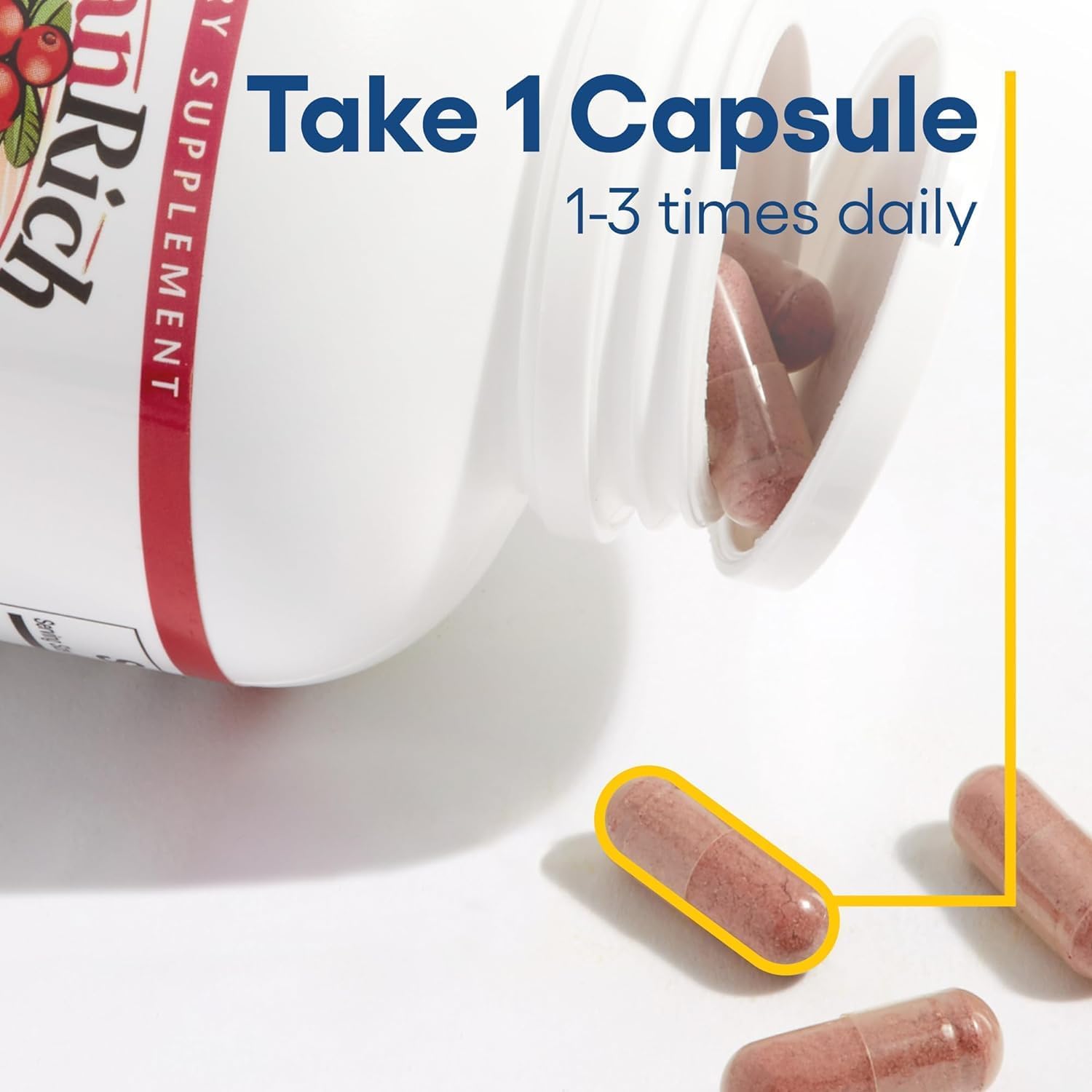 Natural Factors CranRich Super Strength Cranberry Concentrate Capsules - Antioxidant Supplement for Urinary Tract Support - Non-GMO - 90 Count