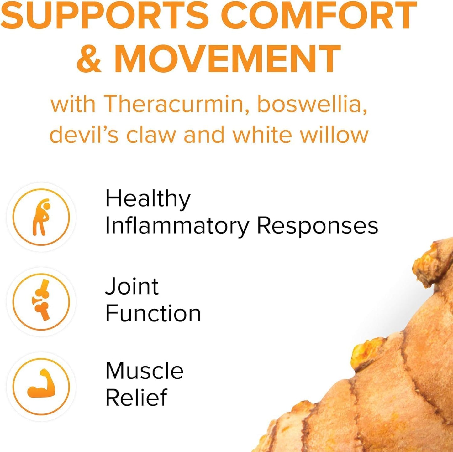 Natural Factors CurcuminRich Joint Curcumizer Capsules - Joint & Heart Support with White Willow - 60 capsules