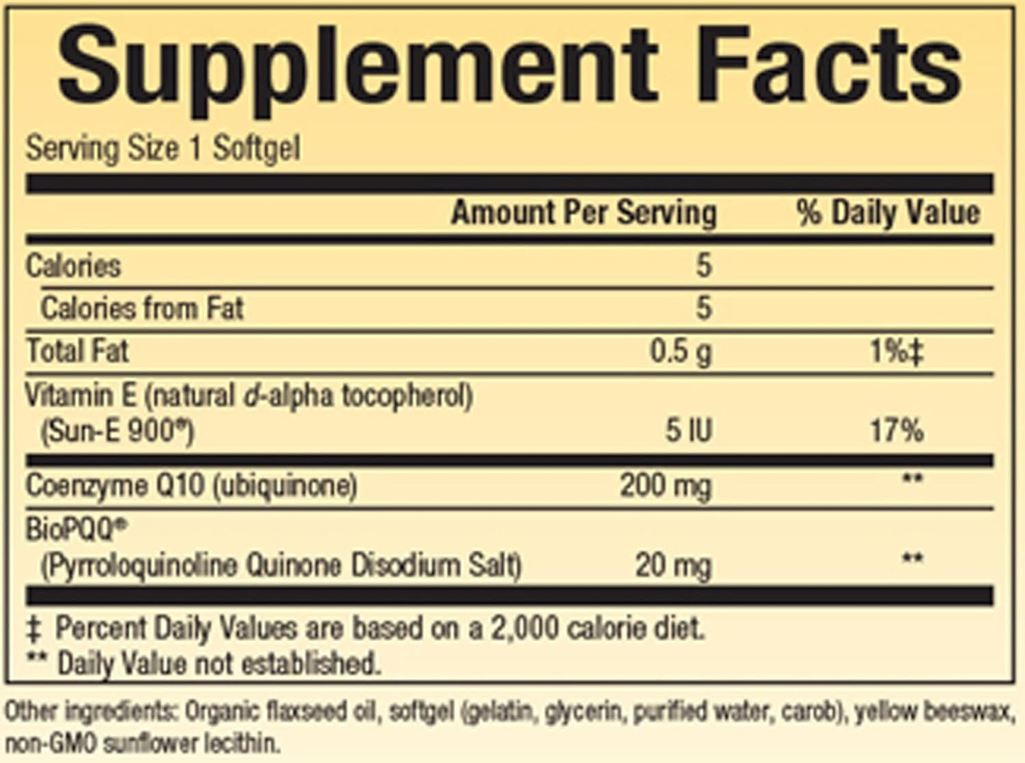 Natural Factors PQQ-10 Dietary Supplement for Energy and Healthy Aging - 60 Softgels