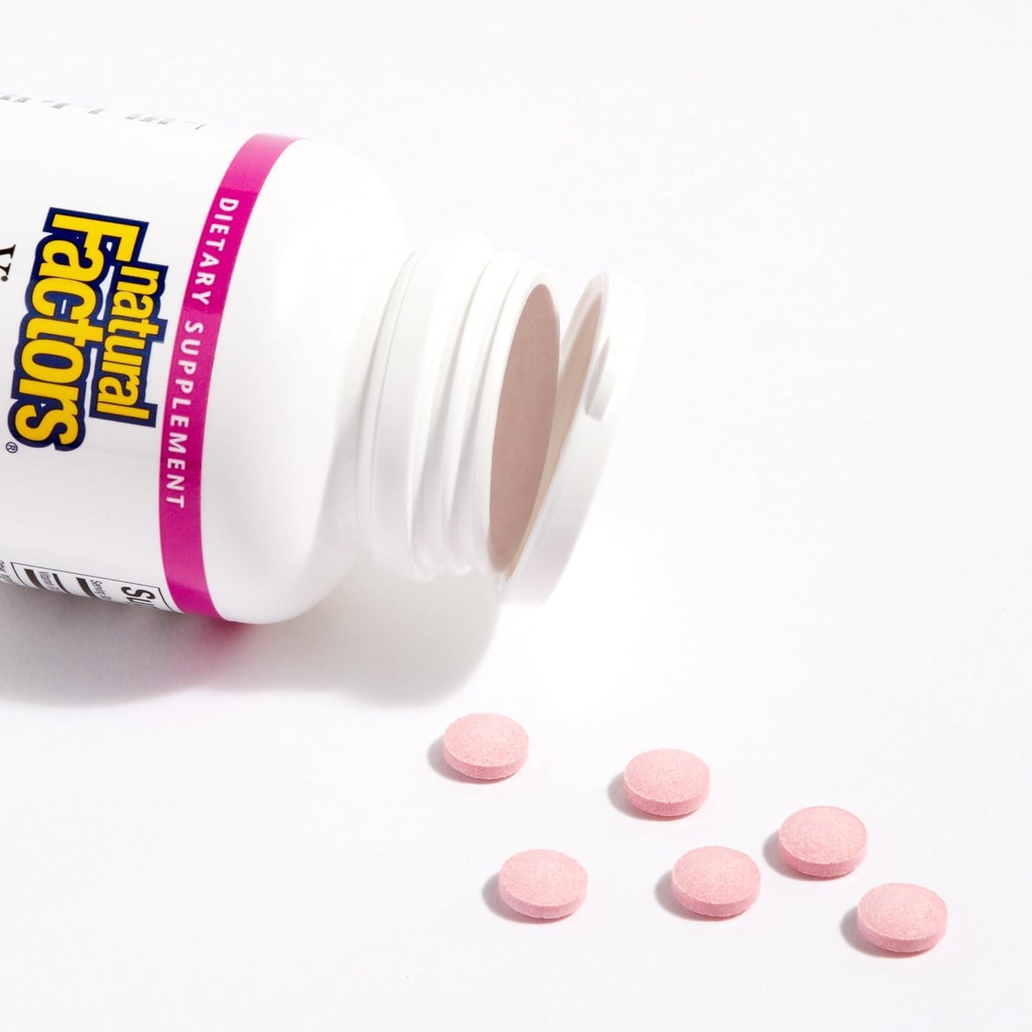 Natural Factors Vitamin B12 Cyanocobalamin 1000 mcg Tablets for Energy & Red Blood Cell Production - 60 Servings