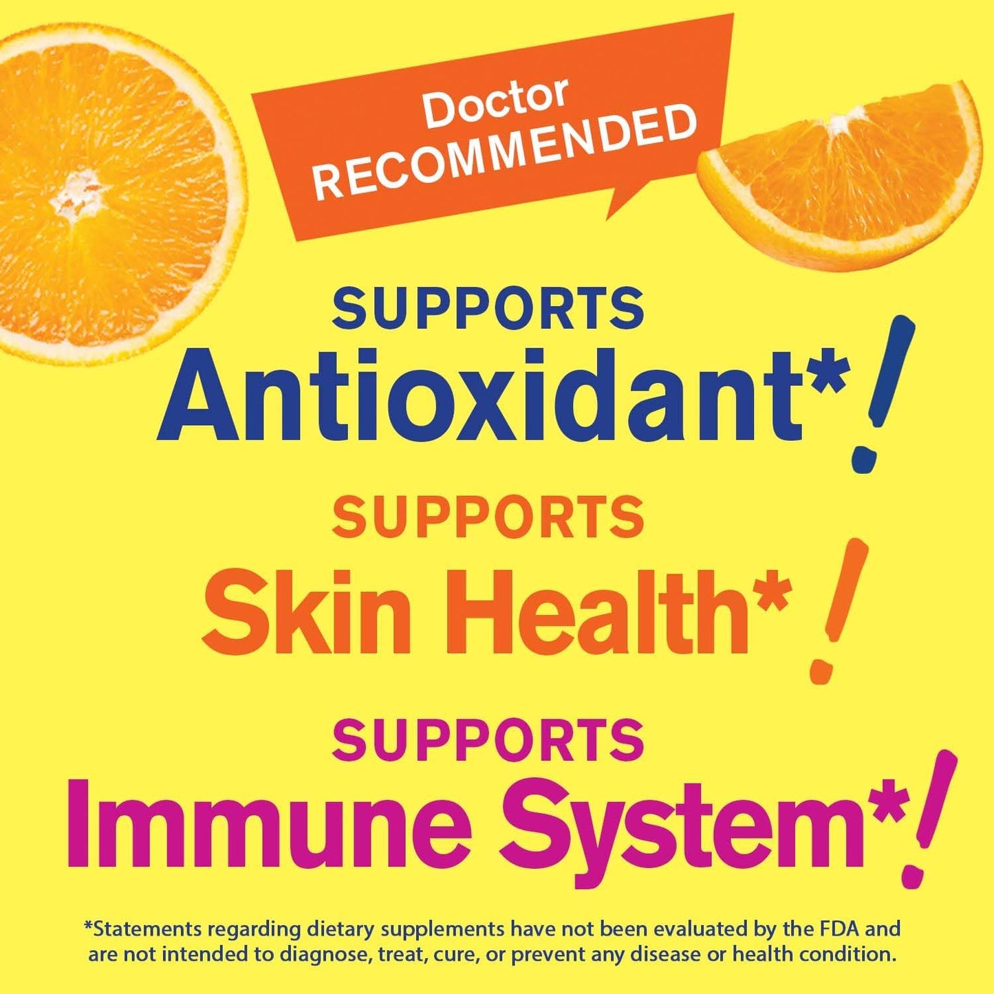 Natural Flavored WellYeah Vitamin C Gummies 500mg for Adults - Immune & Antioxidant Support - Vegan & Nut Free - 60 Count