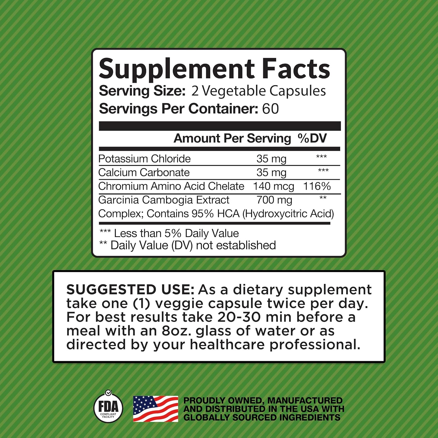 Natural Garcinia Cambogia Supplement from Basic Brands - Harvested from Nature's Bounty