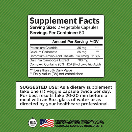 Natural Garcinia Cambogia Supplement from Basic Brands - Harvested from Nature's Bounty