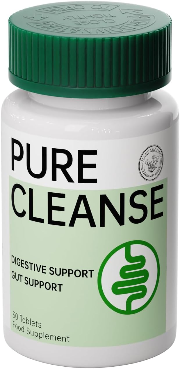 Natural Herbal Formula for Gut & Colon Detox - Cleanse, Relieve Constipation, Bloating - Digestive Support - 30 Tablets