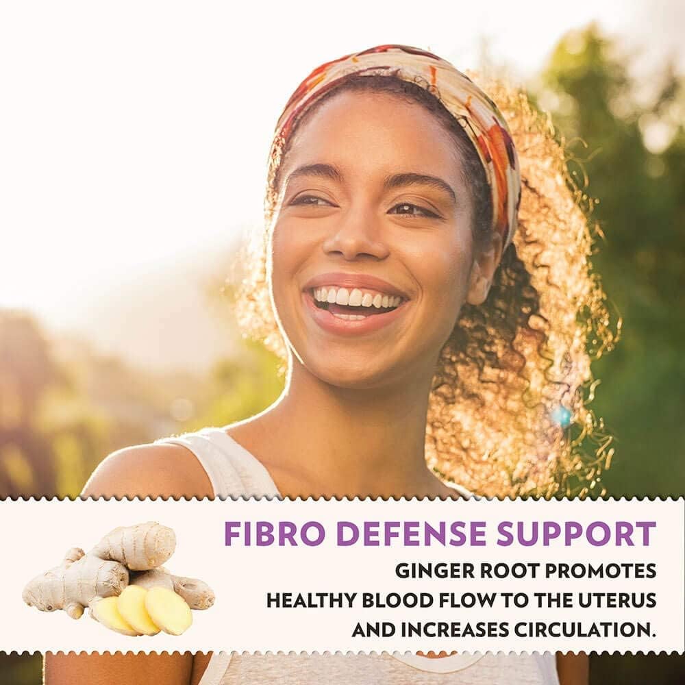 Natural Herbal Supplement for Breast & Uterine Health - Crystal Star Fibro Defense Capsules - 150 Count - Vegetarian & Non GMO Formula for Women