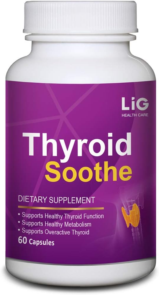 Natural Herbal Supplement for Overactive Thyroid - Balance Hormone Levels - Minimize Goiter - Maintain Thyroid Health