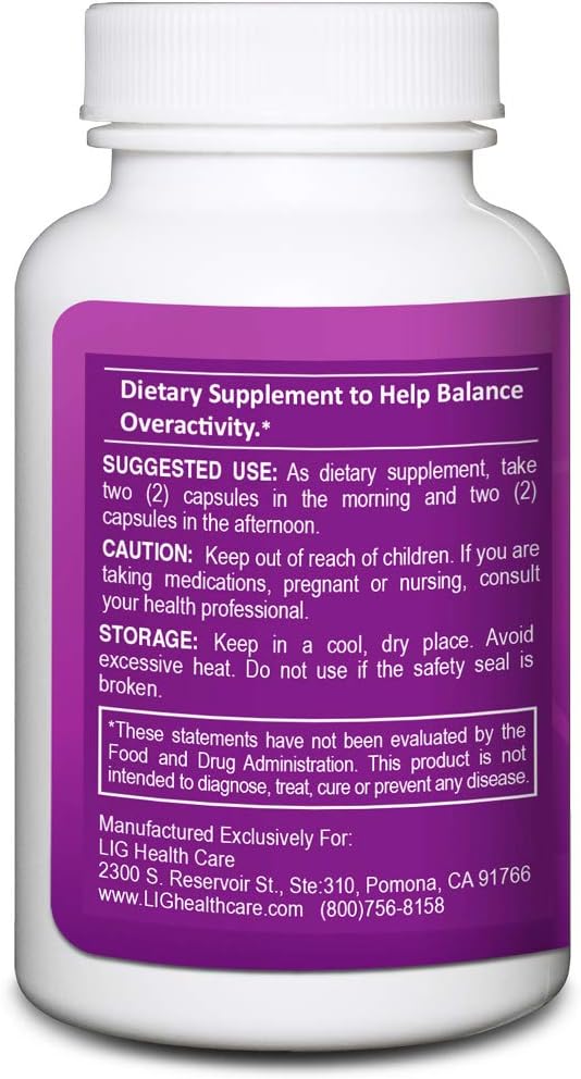Natural Herbal Supplement for Overactive Thyroid - Balance Hormone Levels - Minimize Goiter - Maintain Thyroid Health