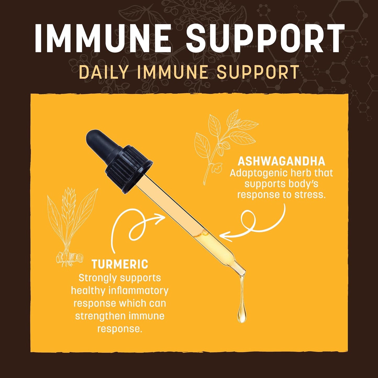 Natural Immune Support Herbal Remedy - 2 fl oz