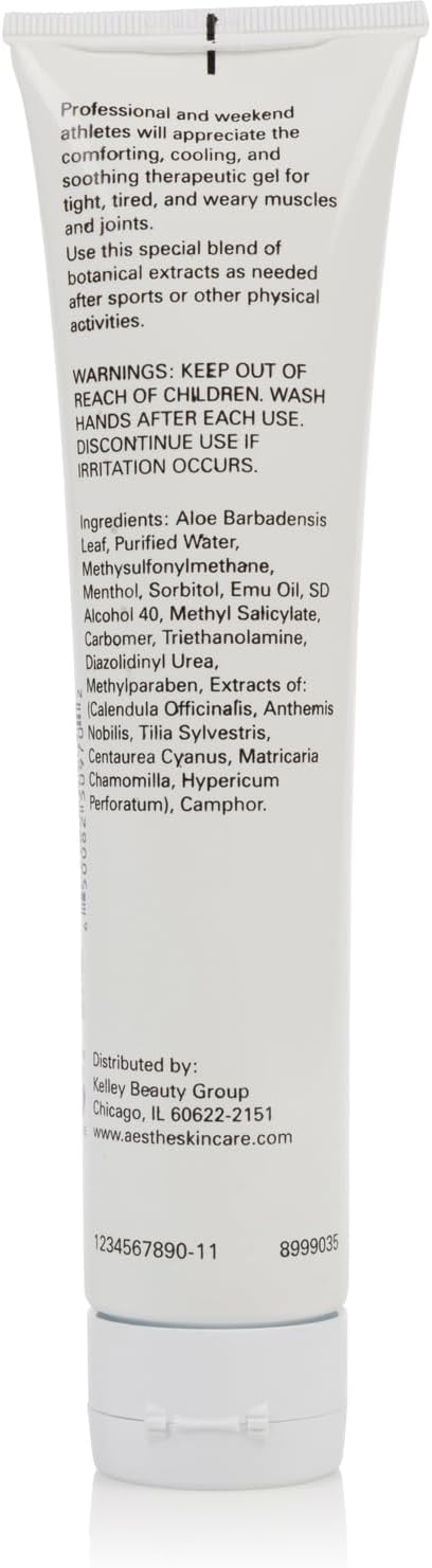 Natural Joint and Muscle Recovery Gel with MSM and Emu Oil - Aloe Vera Formula for Soothing Relief - Therapeutic 7 oz Gel for Strains and Wellness