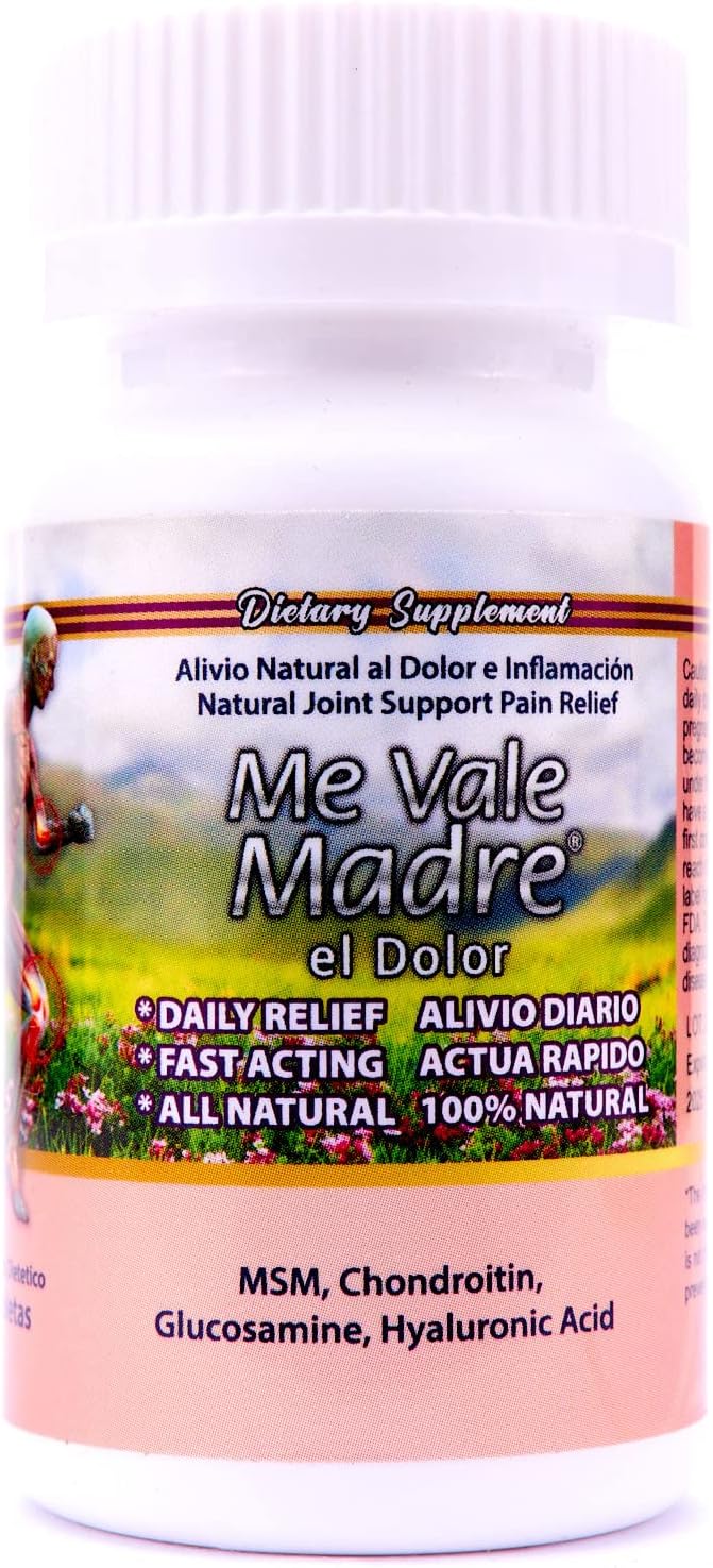 Natural Joint & Muscle Wellness Supplement with Hyaluronic Acid, Glucosamine, MSM, Chondroitin, and Collagen - 60 Capsules