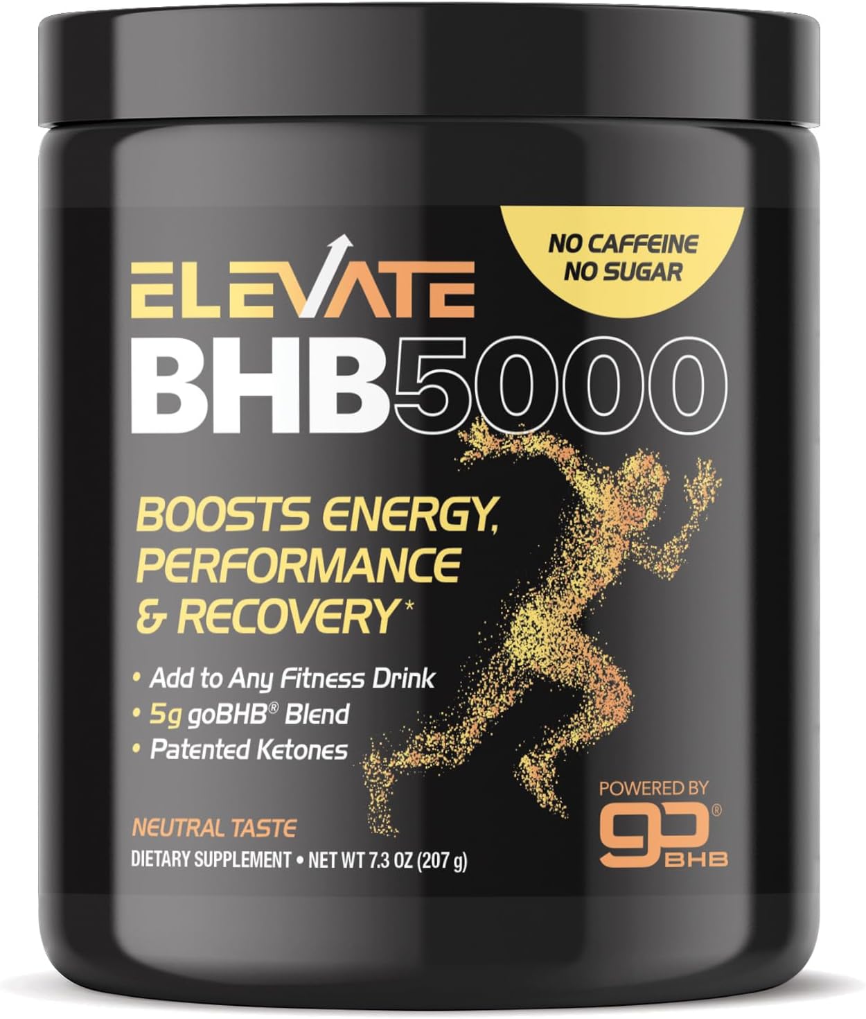 Natural Ketones Nootropic Pre Workout Powder - Sugar Free & Caffeine Free for Enhanced Energy and Focus with Electrolytes (30 Servings)
