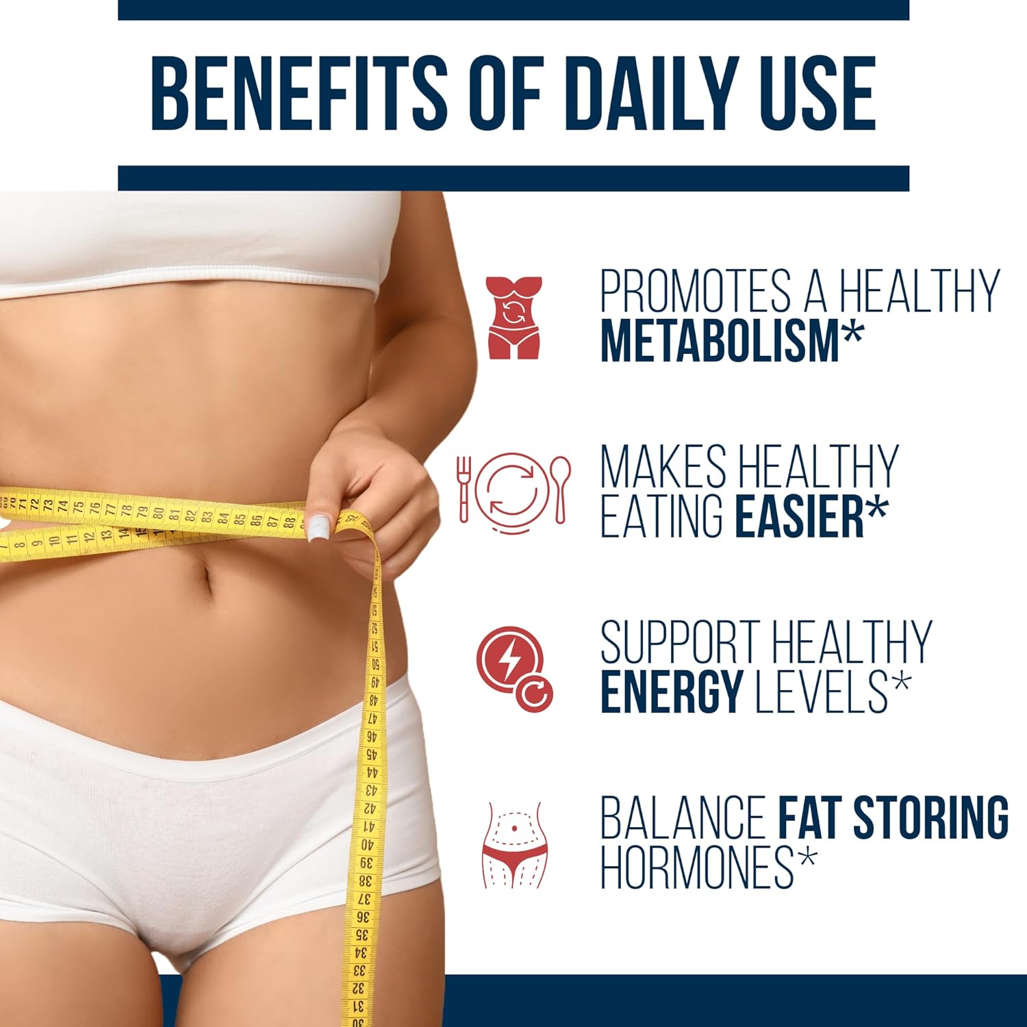 Natural Leptin Sensitizer Support Supplement for Women - Boost Thyroid & Metabolic Health with Glycosaminoglycans & Vitamin C - 60 ct