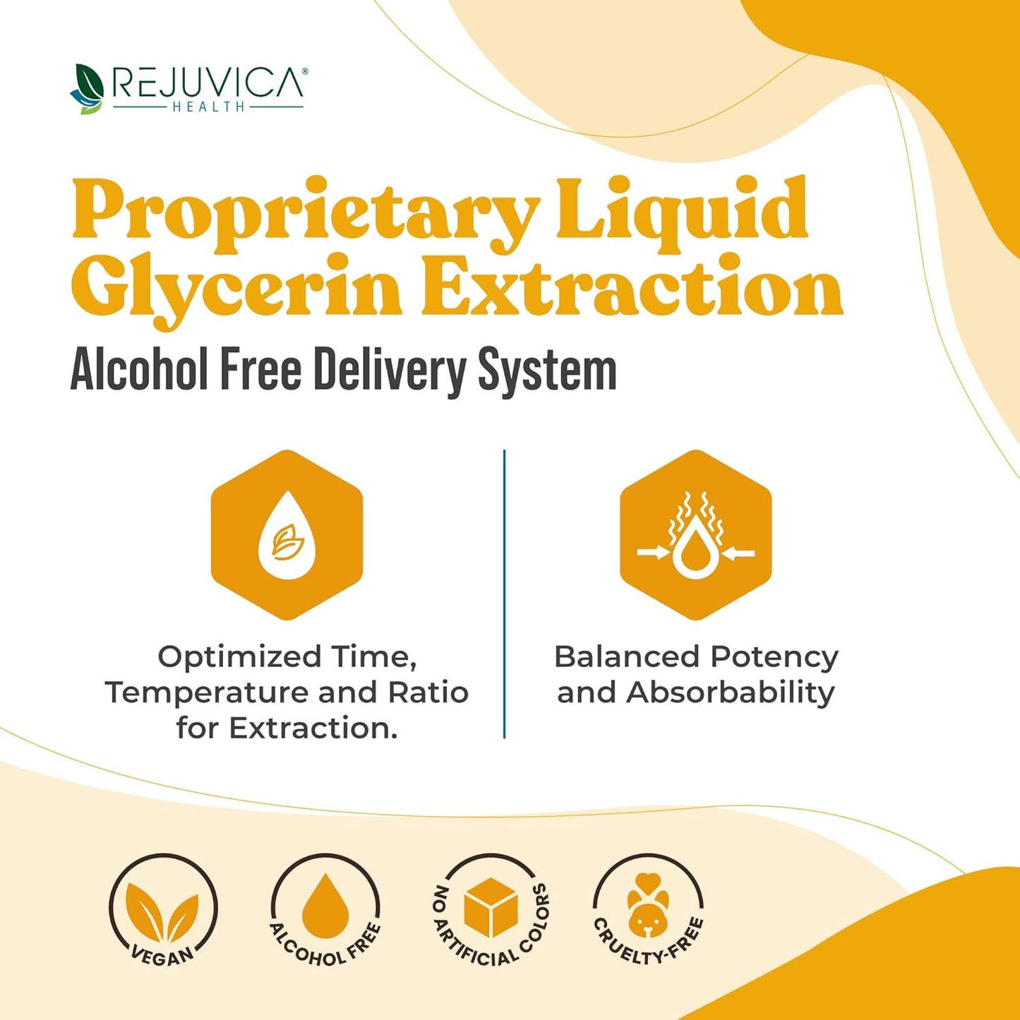 Natural Liquid Turmeric Root Extract with Curcumin for Joint Health - Rejuvica Health Healthy Essentials - Enhanced Absorption Formula