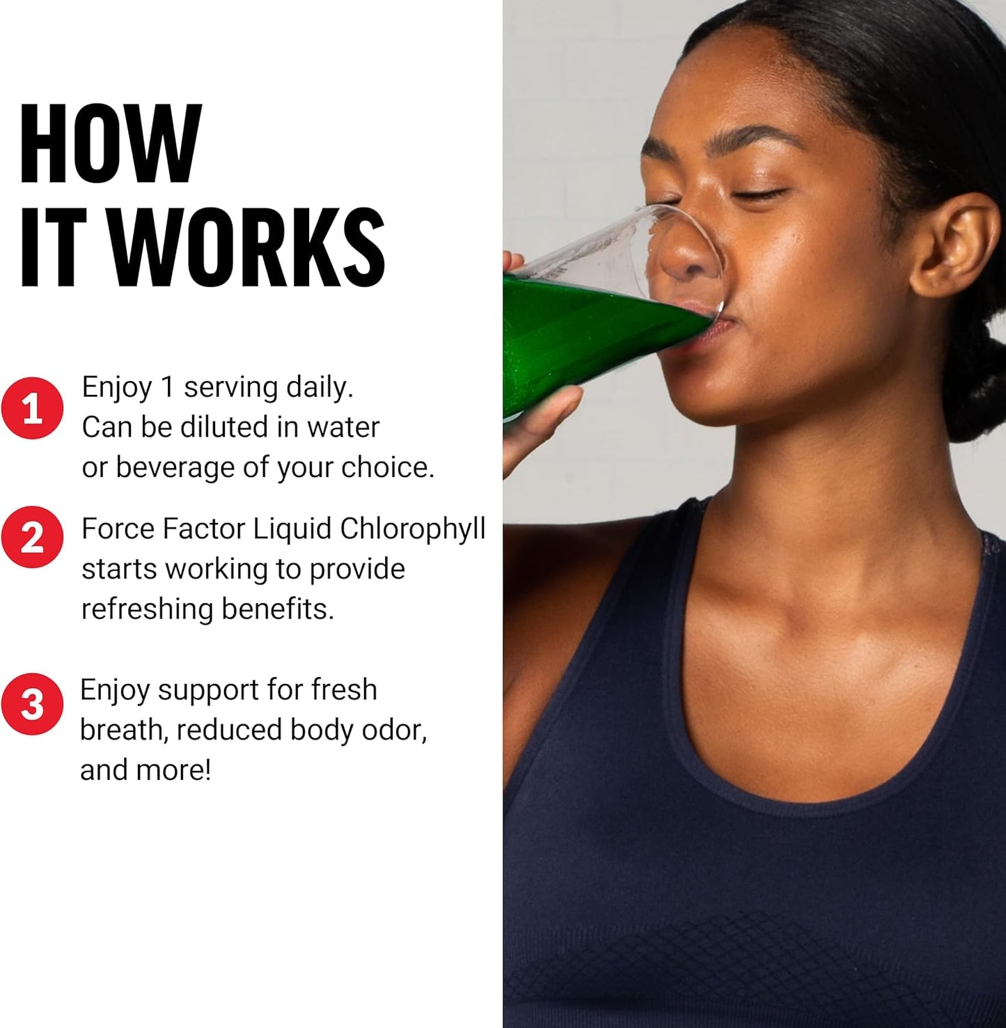 Natural Mint Chlorophyll Liquid Body Deodorizing Supplement, Freshens Breath & Body, Non-GMO, No Artificial Sweeteners, 16 oz.