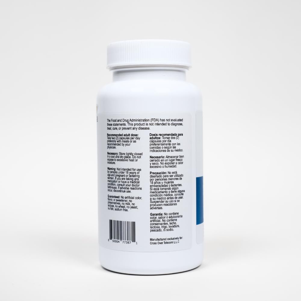 Natural Mood & Sleep Support Supplement Capsules with 5-HTP - Serotonin Booster for Calming Effect - 60 Capsules