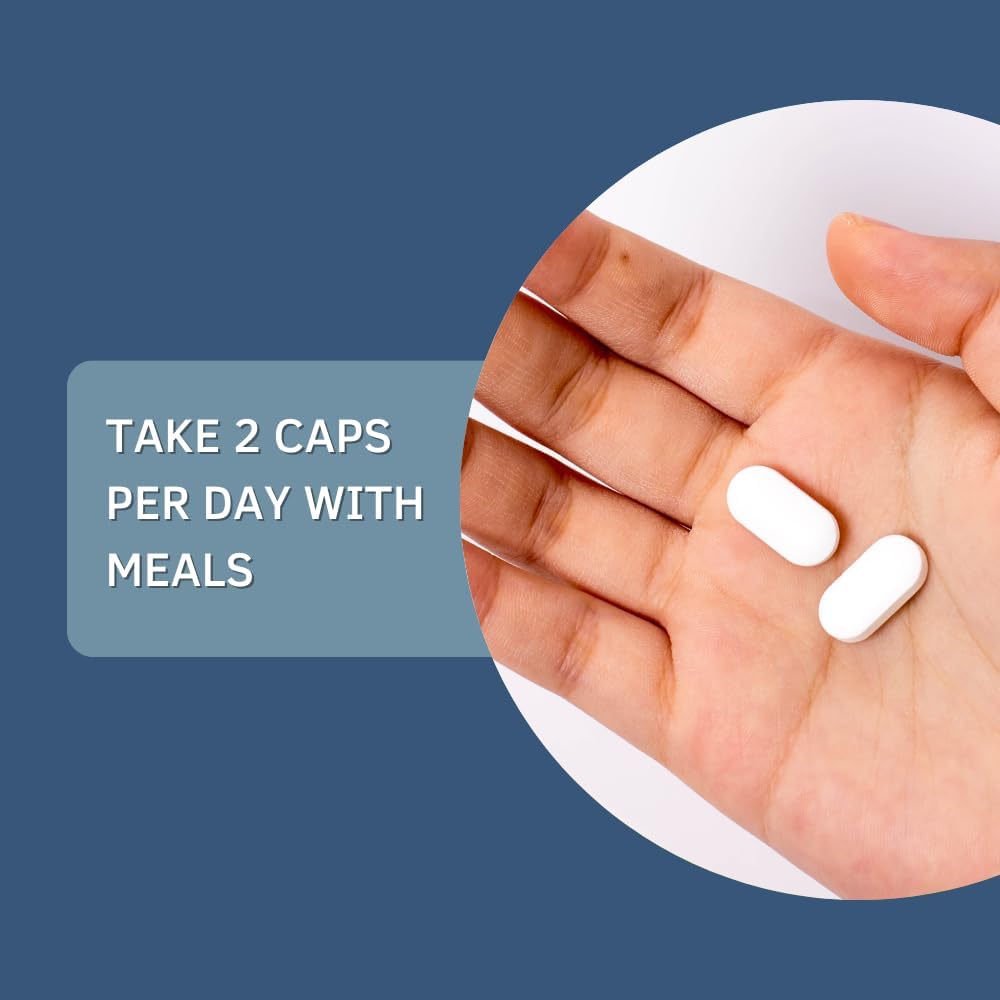 Natural Mood & Sleep Support Supplement Capsules with 5-HTP - Serotonin Booster for Calming Effect - 60 Capsules