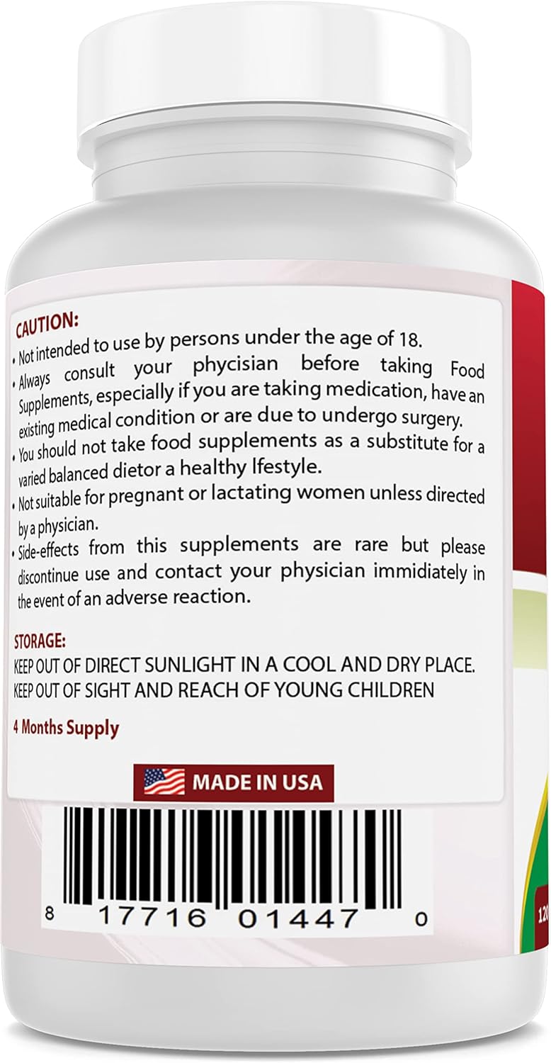 Natural Mood Support: Best Naturals 5-HTP 200 mg - 120 Capsules