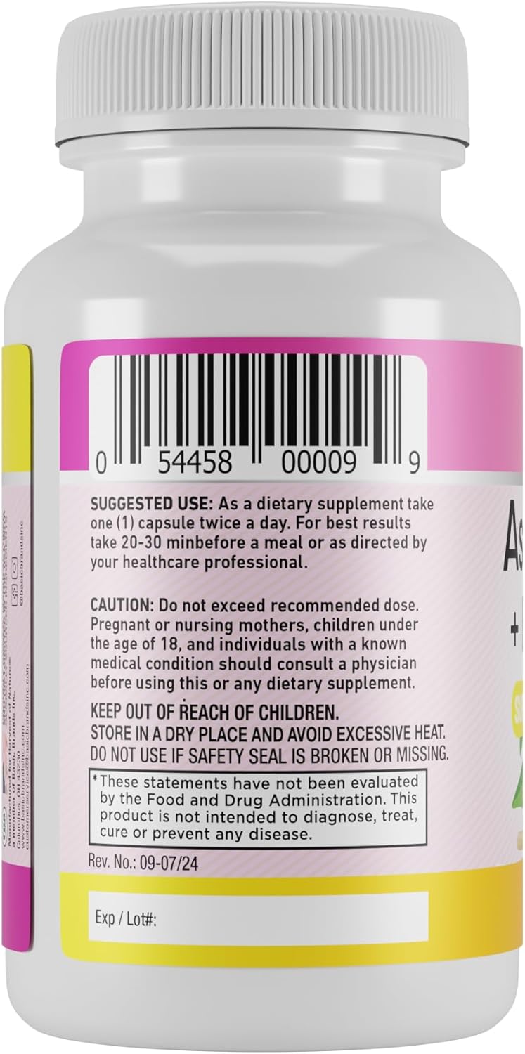 Natural Mood Support Blend with Ashwagandha and Black Pepper for a Happy and Calm Mind
