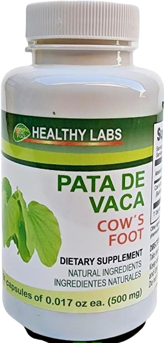 Natural Pata de Vaca (Cows Foot Herb) Superfood Capsules - 90 Count (500 mg) by vidaherbal