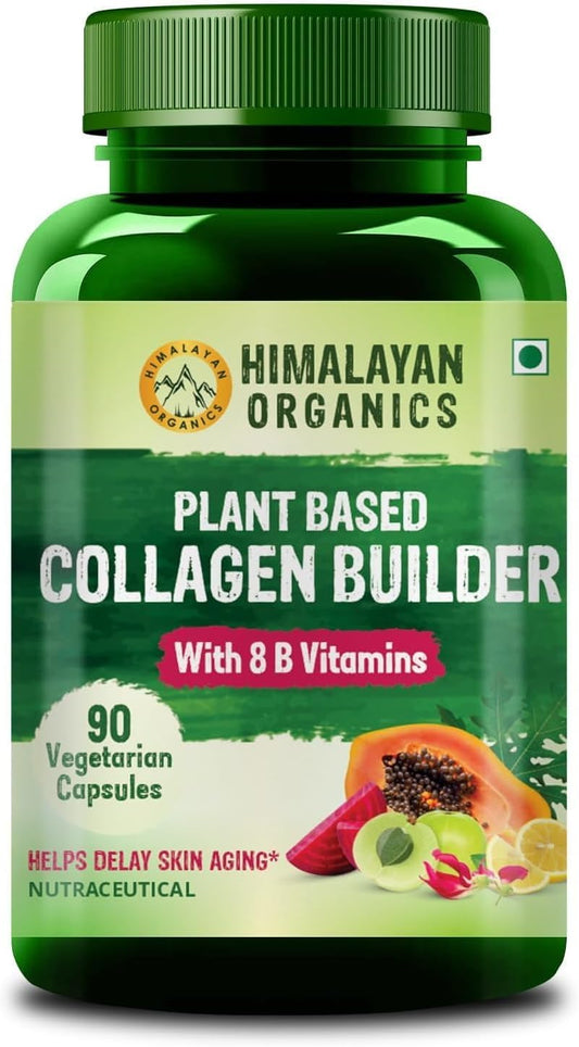 Natural Plant-Based Collagen Booster Supplement (90 Veg Capsules) - Herbal Formula with Zero Side Effects from pharmacylife