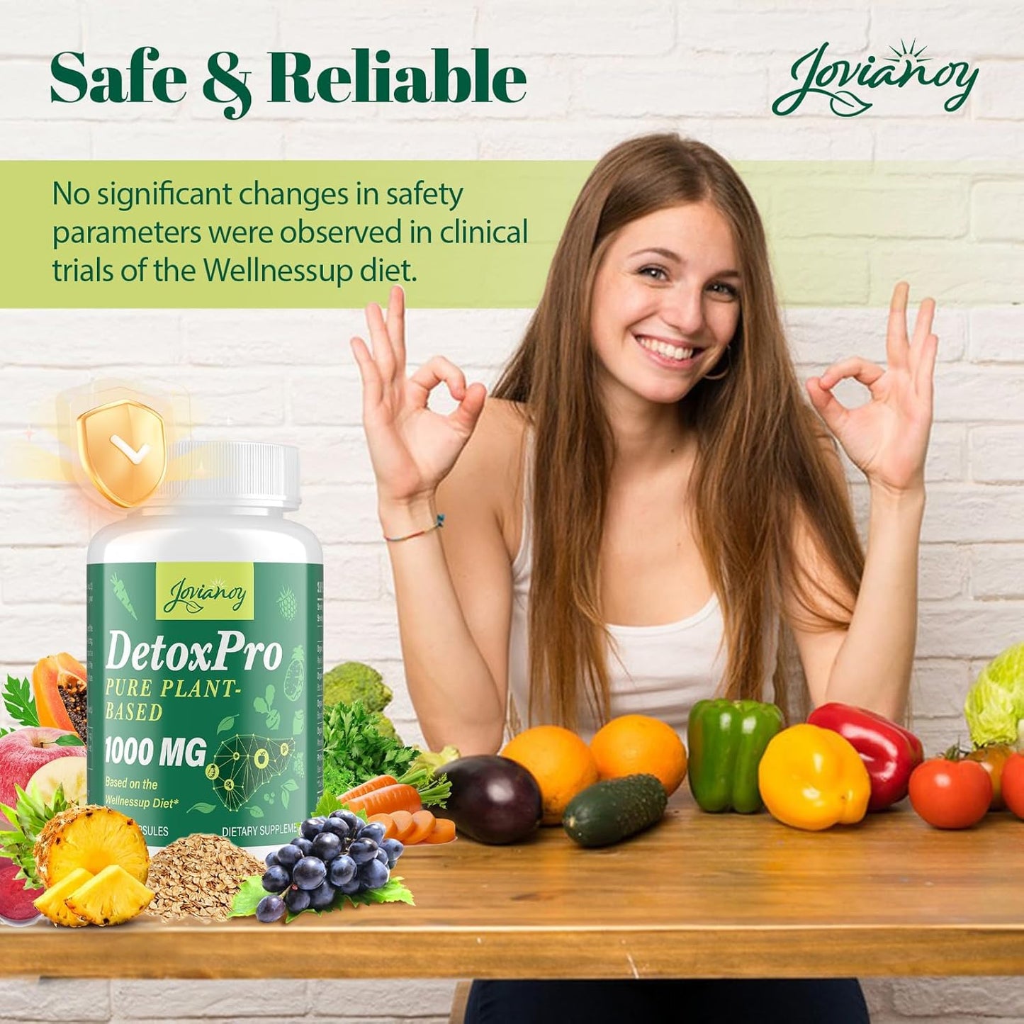 Natural Plant-Based Detox Cleanse with Zeolite for Liver, Gut & Colon Support - Antioxidant & Digestive Aid - 2000 MG - Fast-Acting Formula - 120 Capsules