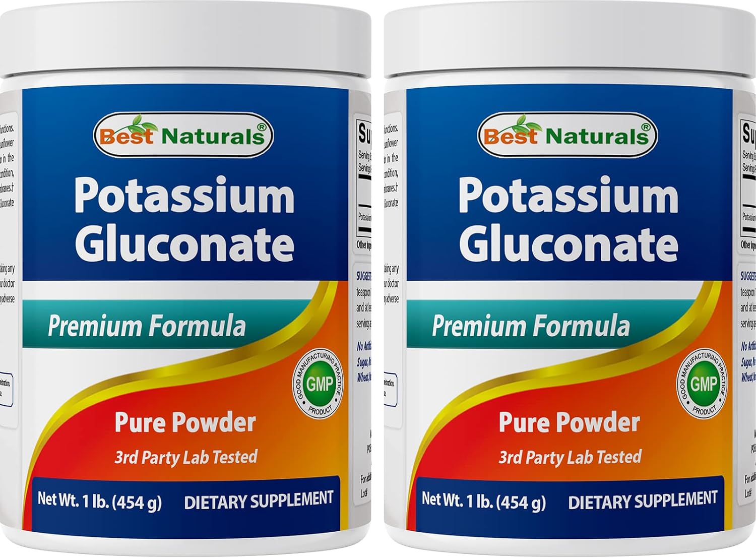 Natural Potassium Gluconate Powder - 2lb Pack, High Quality Supplement for Health and Wellness