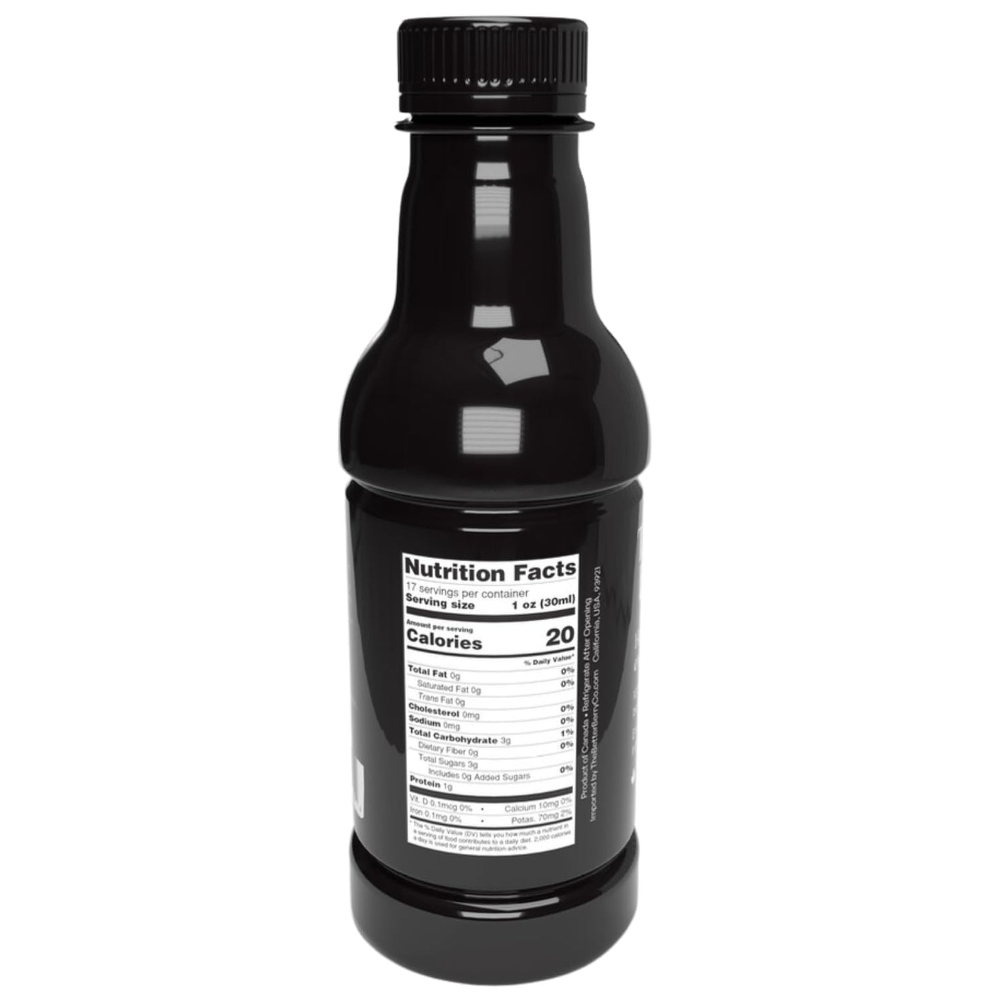 Natural Prairie Haskap Berry Extract - Rich in Antioxidants - Anti-Inflammatory - 17 fl oz Bottle - Canadian Product