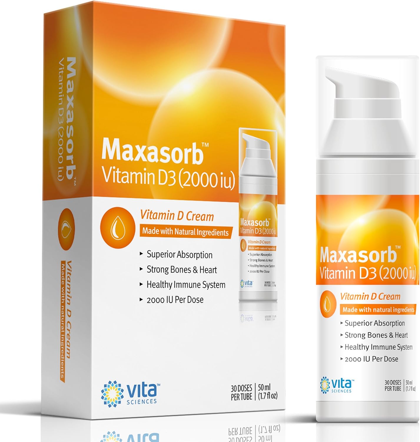 Natural Psoriasis Cream with Vitamin D3 | Paraben-Free Face and Body Cream for Healthy Skin | Maximum Absorption | 2000 IU Vitamin D Cream