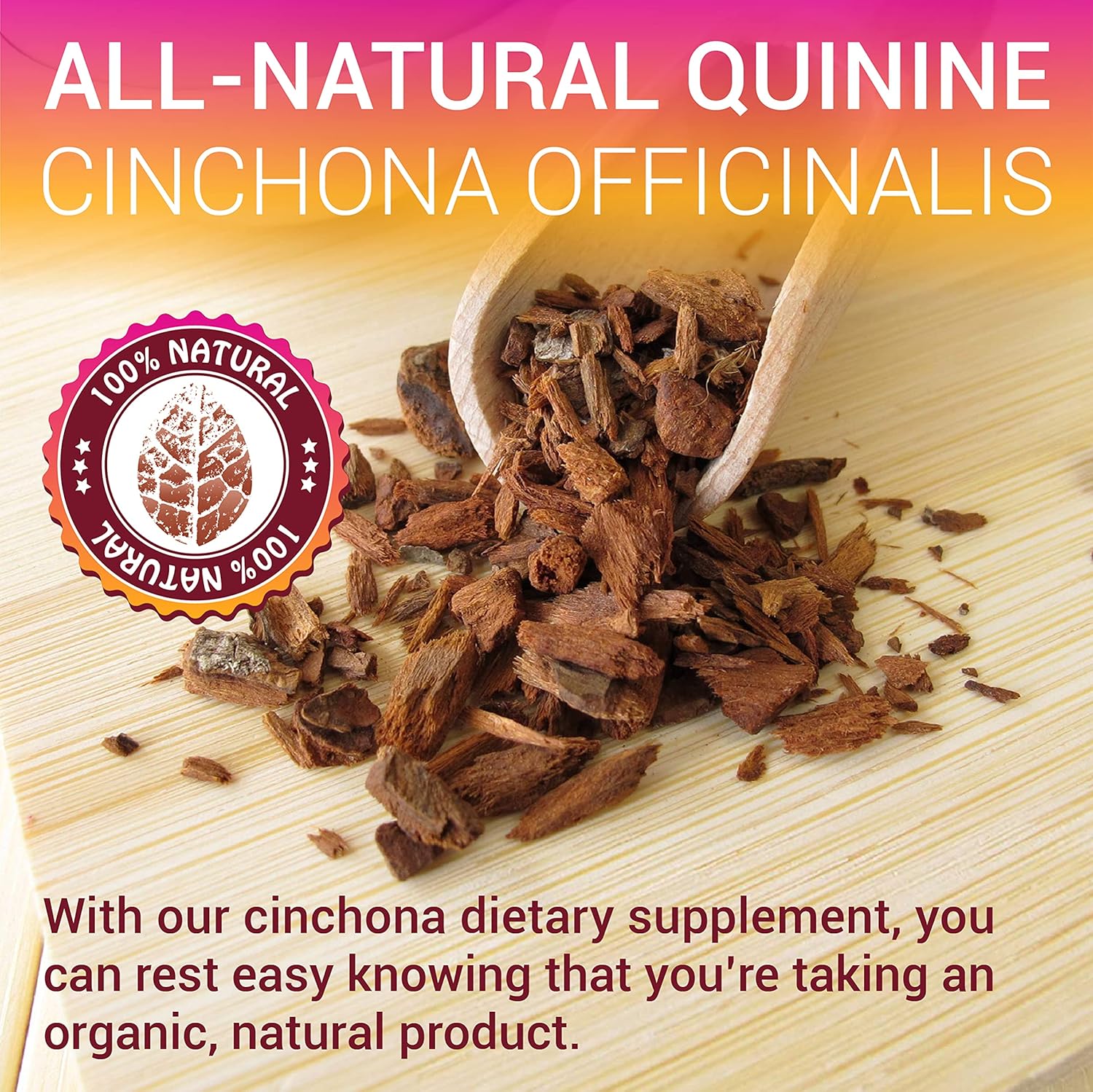 Natural Quinine Liquid Extract 4oz - Herbal Supplement for Leg Cramps, Digestive Health - Cinchona Officinalis Bark Extract, Immune System Support