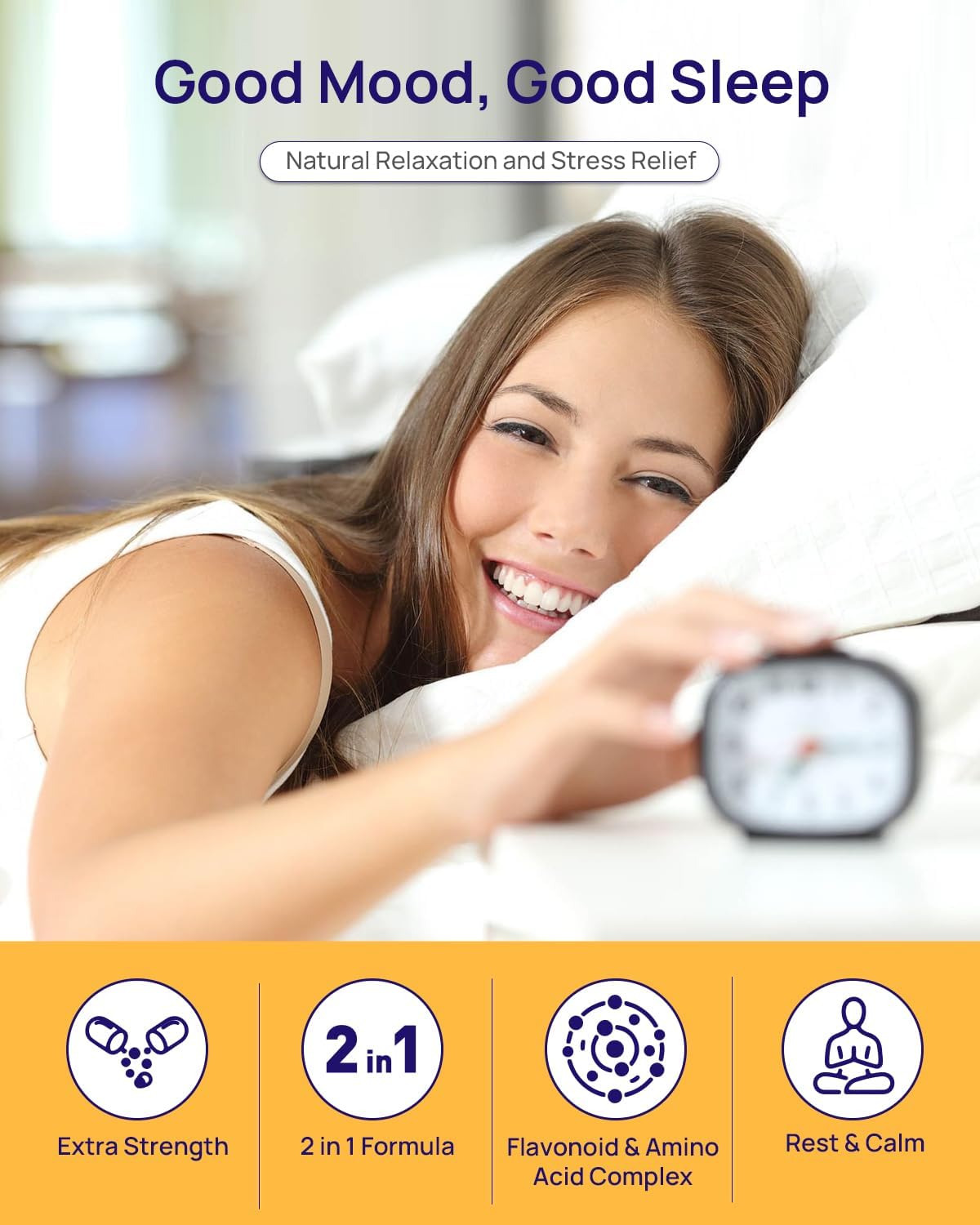 Natural Relaxation and Stress Relief Bundle with Apigenin, L-Theanine, and Digestive Enzymes for Digestive Support
