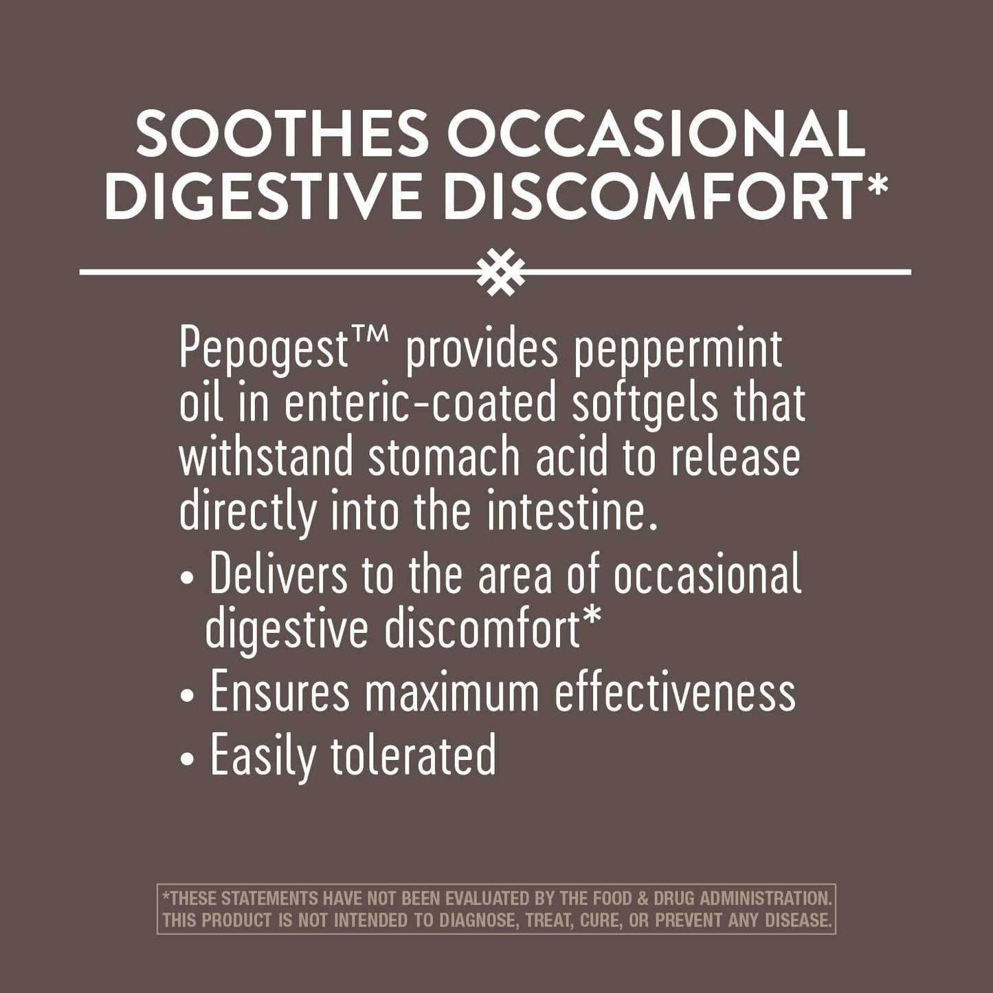 Natural Relief for Occasional Digestive Discomfort - Nature's Way Pepogest Peppermint Oil Softgels, 60 Count (Pack of 2)
