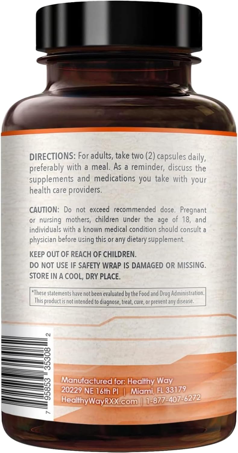 Natural Sea Buckthorn Oil Capsules - 900mg Omega 7 Fatty Acids Supplement (200 Count) - Made in USA, NON-GMO & Healthy
