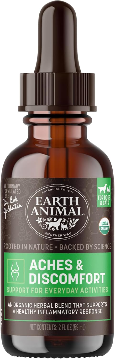 Natural Skin and Paw Soother for Pets | Earth Animal Herbal Remedies | 2 fl oz