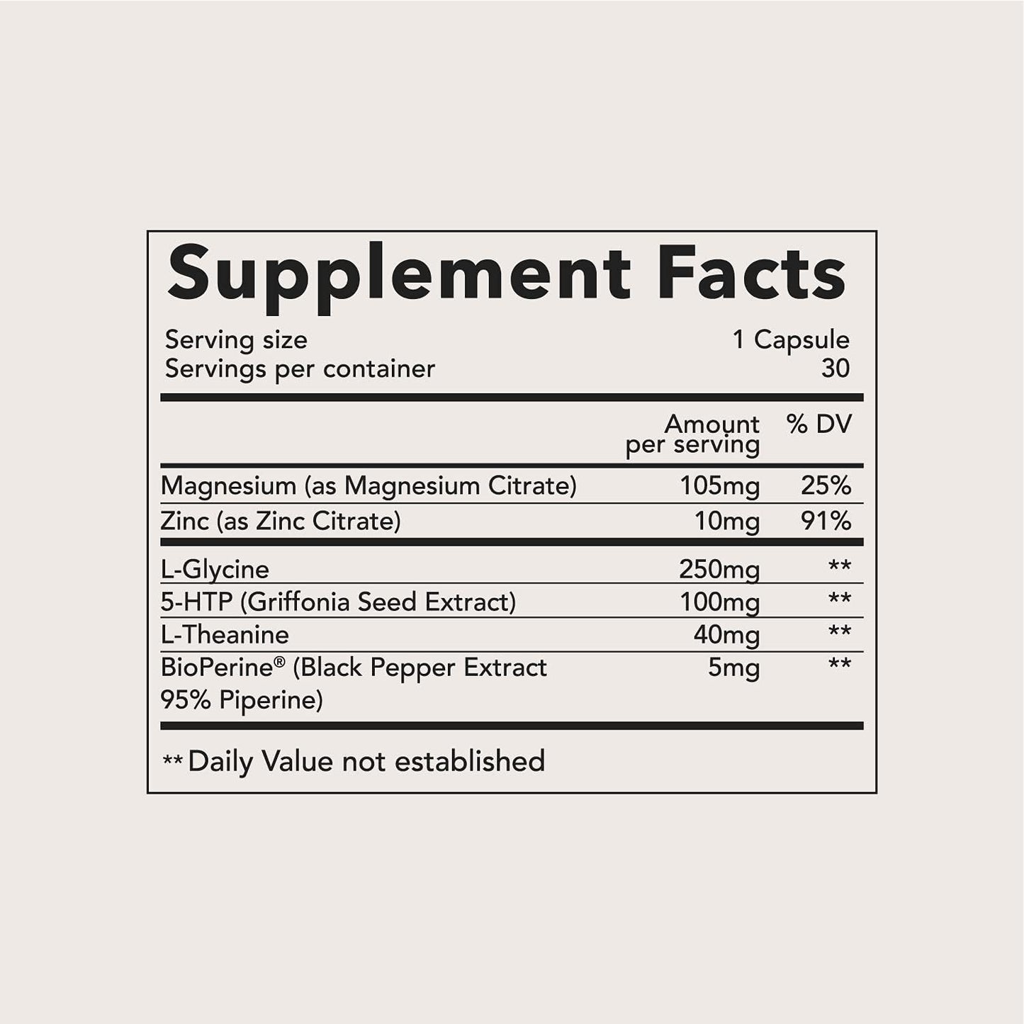 Natural Sleep Aid Supplement - Form ZZZZs with 5-HTP, Magnesium, Zinc, and Calming Amino Acids for Restful Sleep
