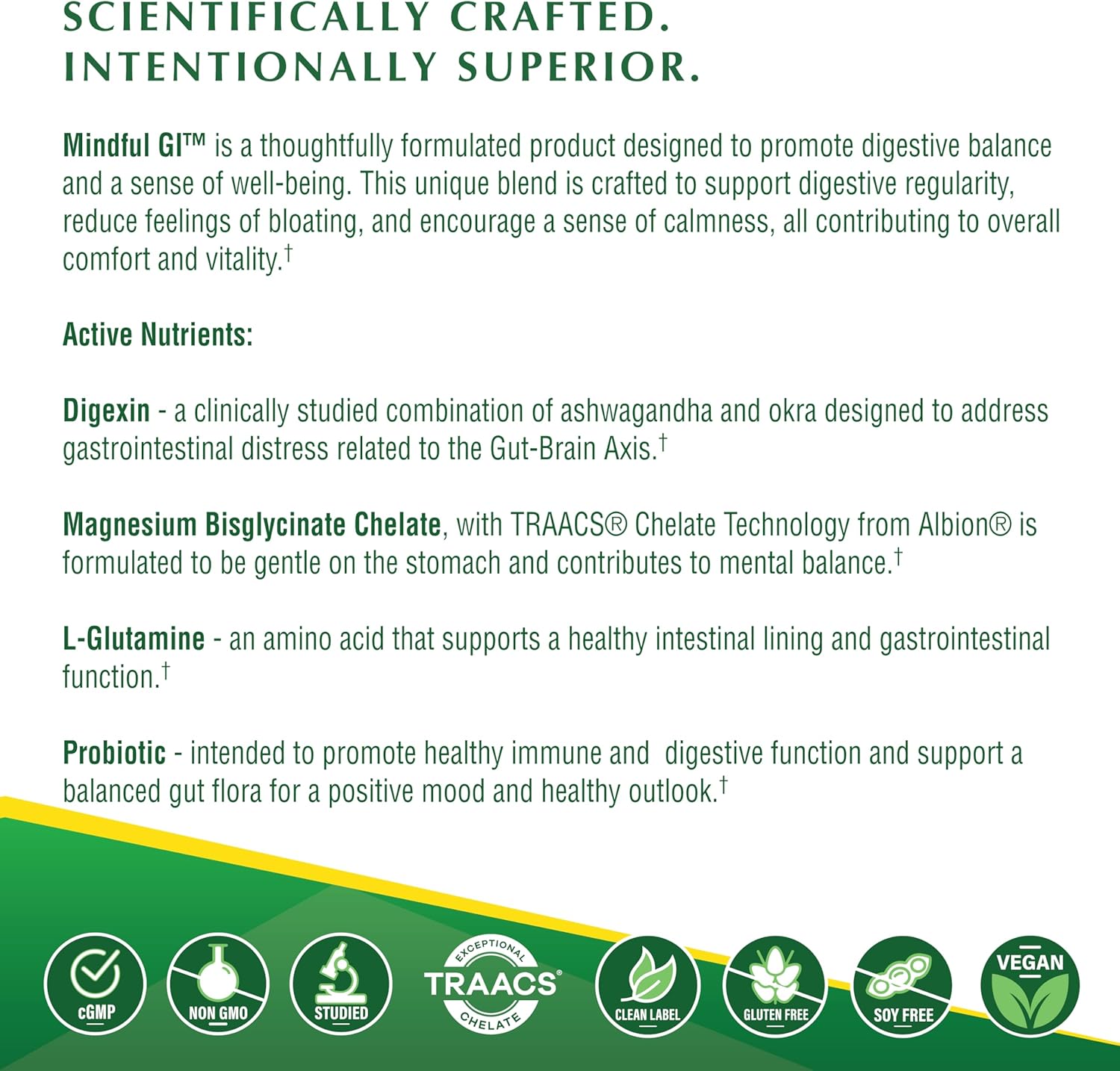 Natural Stress & Mood Support Kit with Mindful Gifts - Digexin, KSM-66 Ashwagandha, L-Theanine