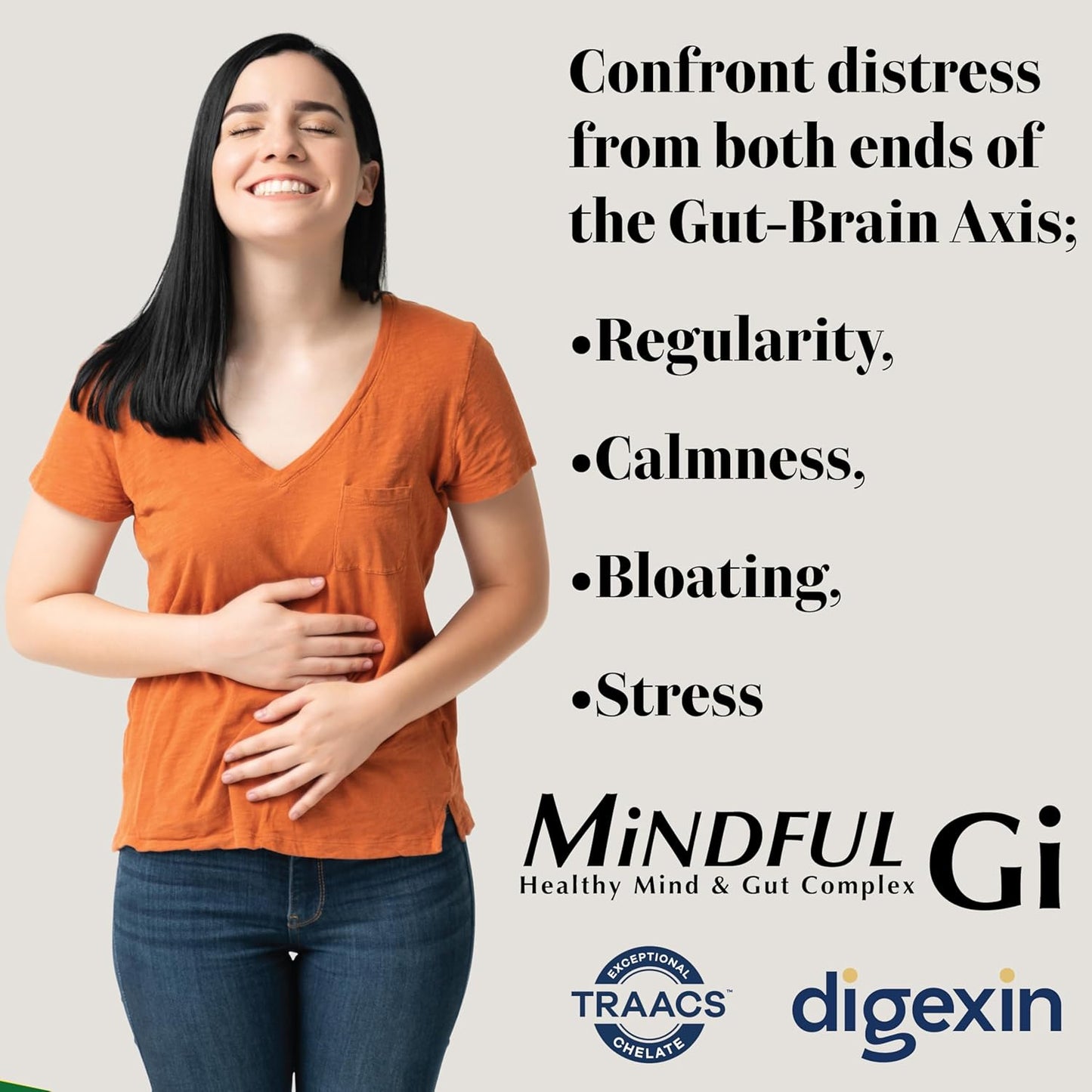 Natural Stress & Mood Support Kit with Mindful Gifts - Digexin, KSM-66 Ashwagandha, L-Theanine