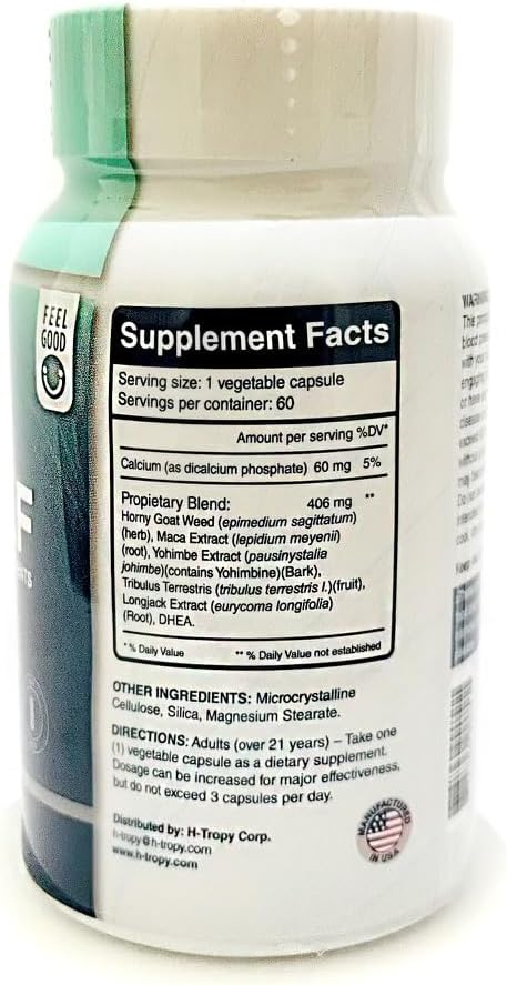 Natural Supplement for Enhanced Libido and Overall Wellbeing