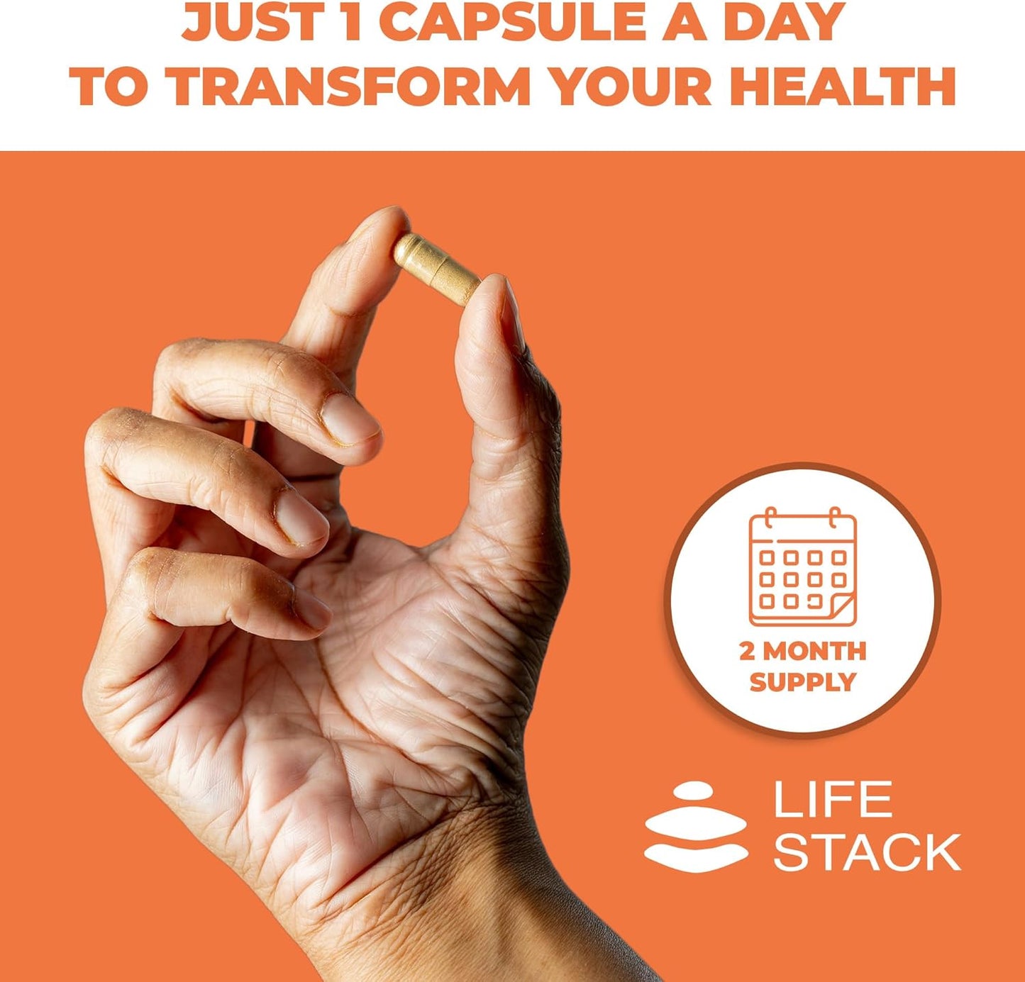 Natural Turmeric 450mg Capsules for Joint Health & Antioxidant Support - Non-GMO & Gluten-Free Formula, 60 Count