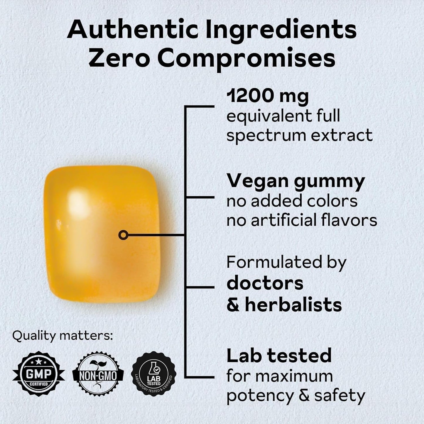 Natural Turmeric Gummies for Inflammation - Vegan Low-Sugar Supplement with Curcumin - Mandarin Orange Flavor, 45 Count (Pack of 3)