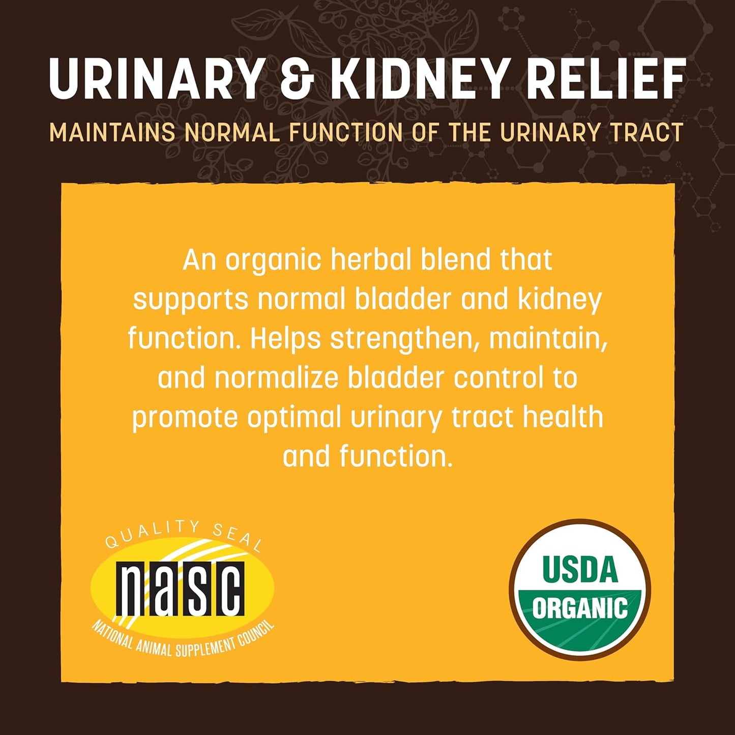 Natural Urinary and Kidney Relief Herbal Remedy - 2 fl oz