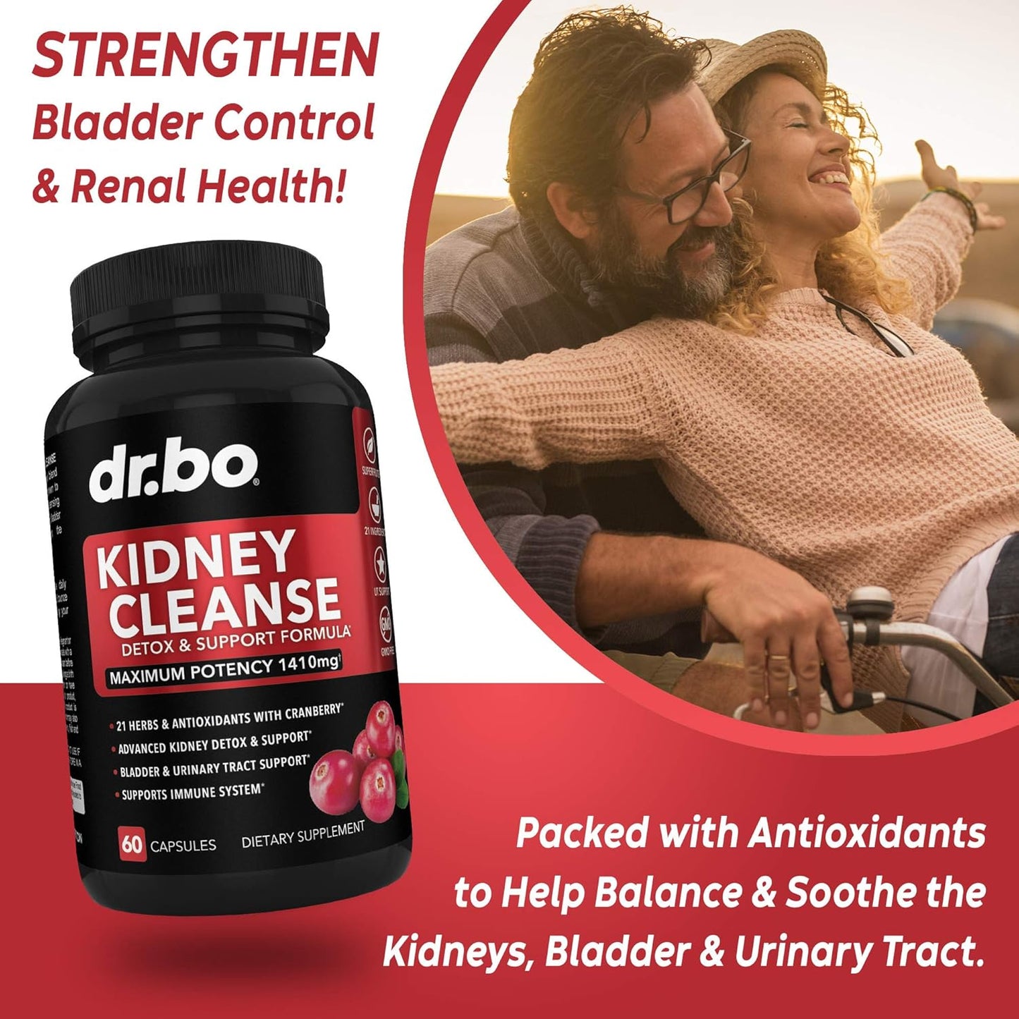 Natural Water Retention Relief - Herbal Diuretic Supplement for Kidney Cleanse - Supports Bladder Control and Urinary Tract Health - Renal Formula to Repair Kidneys