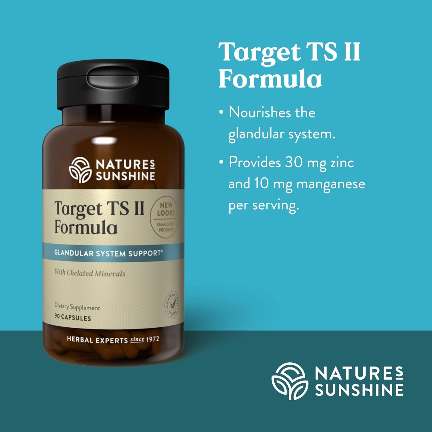 Natural Weight Management Support with Nature's Sunshine Target TS II - 90 Capsules
